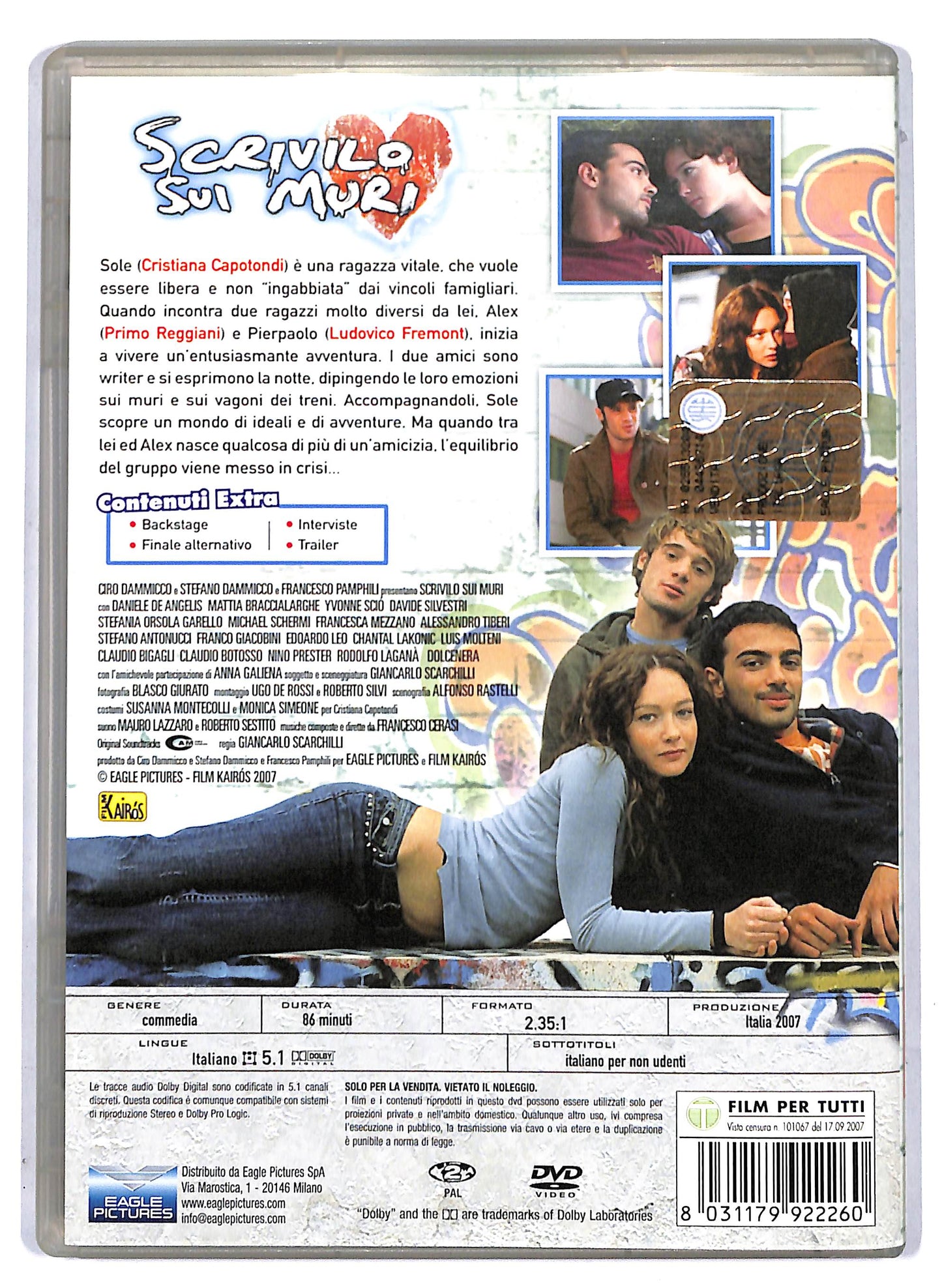 EBOND Scrivilo sui Muri  DVD D806765