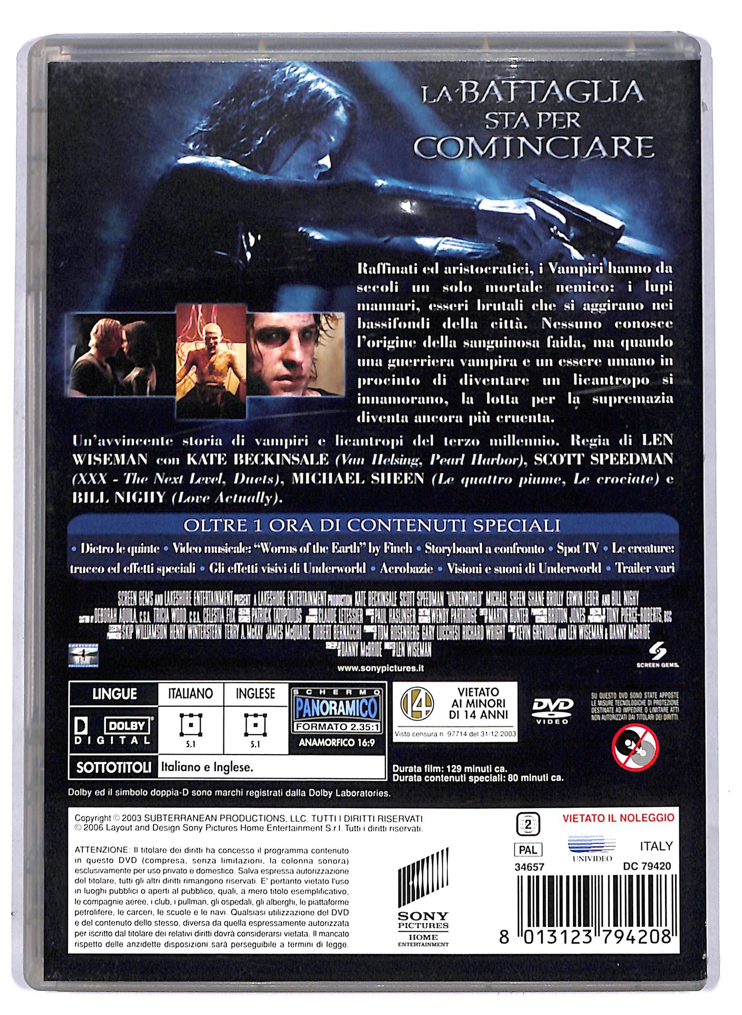 EBOND Underworld  Extended Cut  DVD D806804