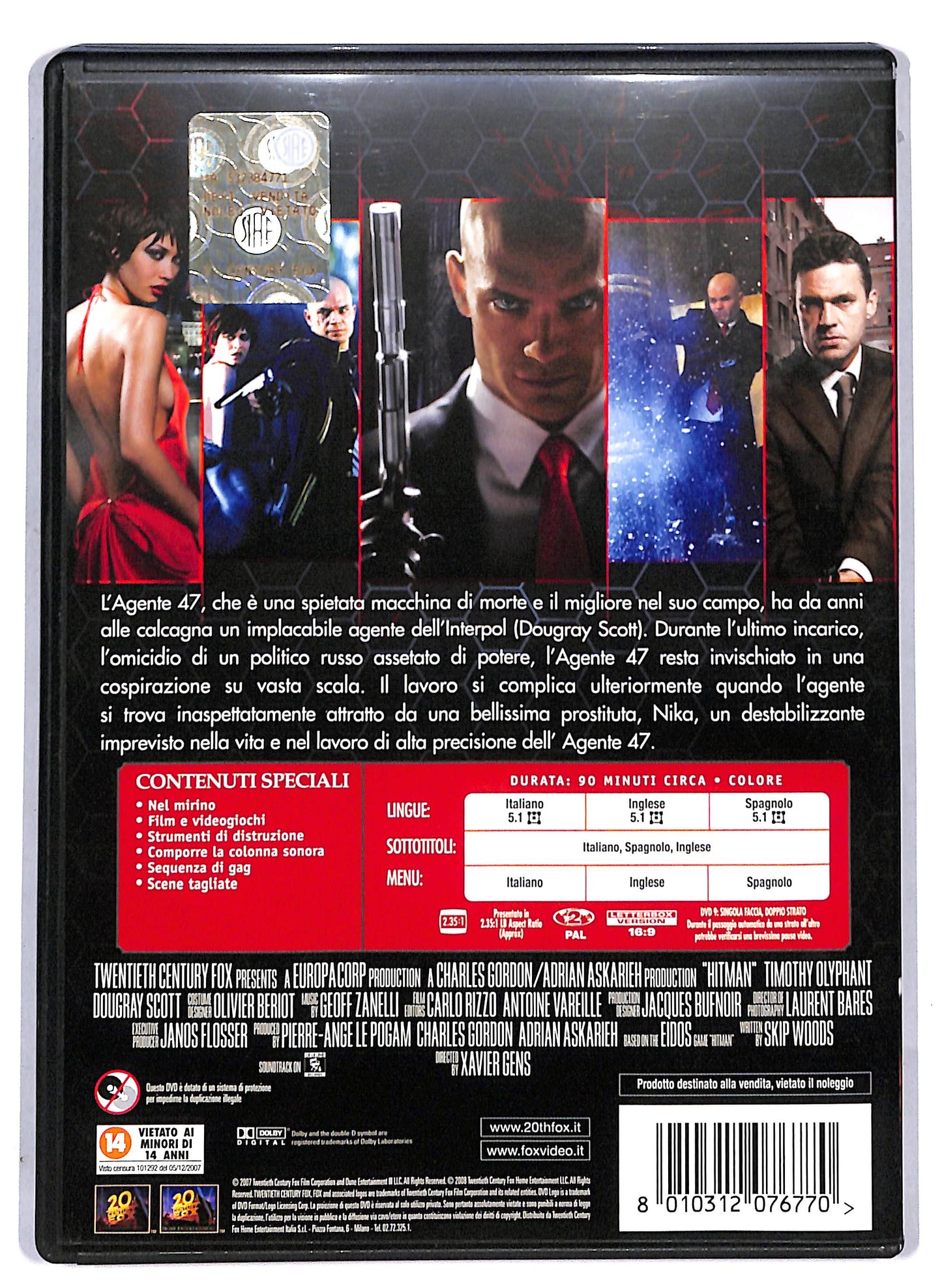 EBOND Hitman L'assassino  Versione Estesa DVD D806808