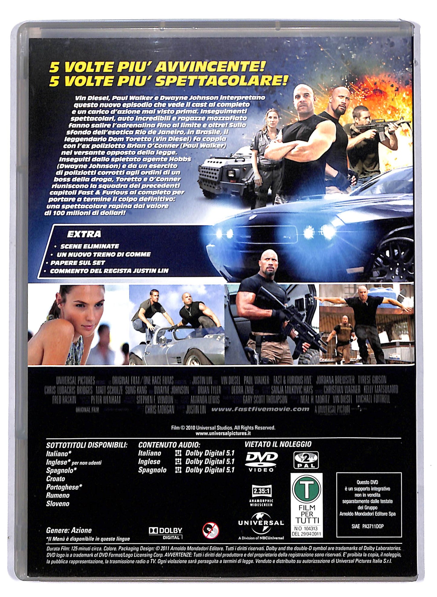 EBOND Fast & Furious 5 EDITORIALE DVD D806820