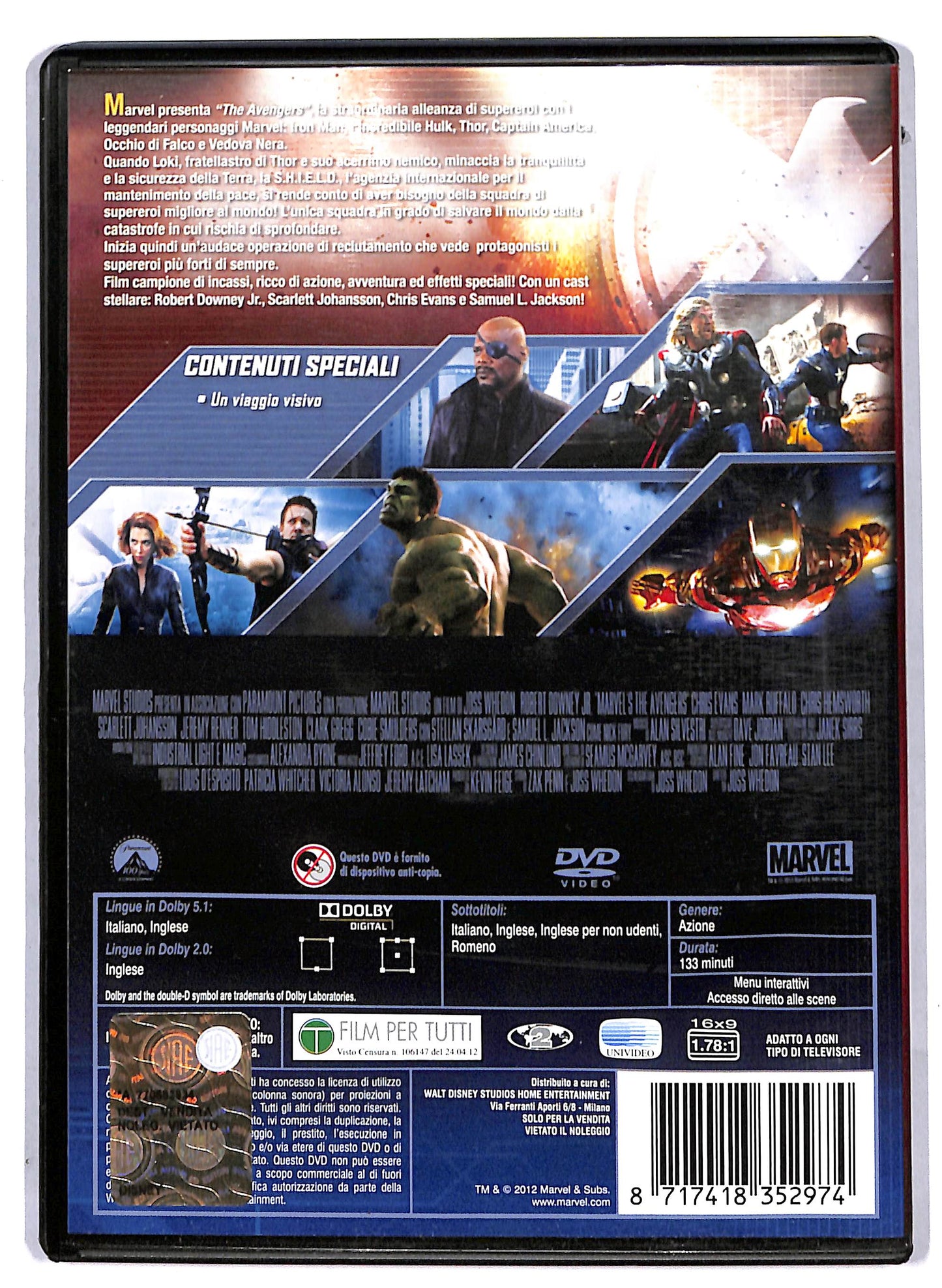EBOND Marvels -The Avengers DVD D806840
