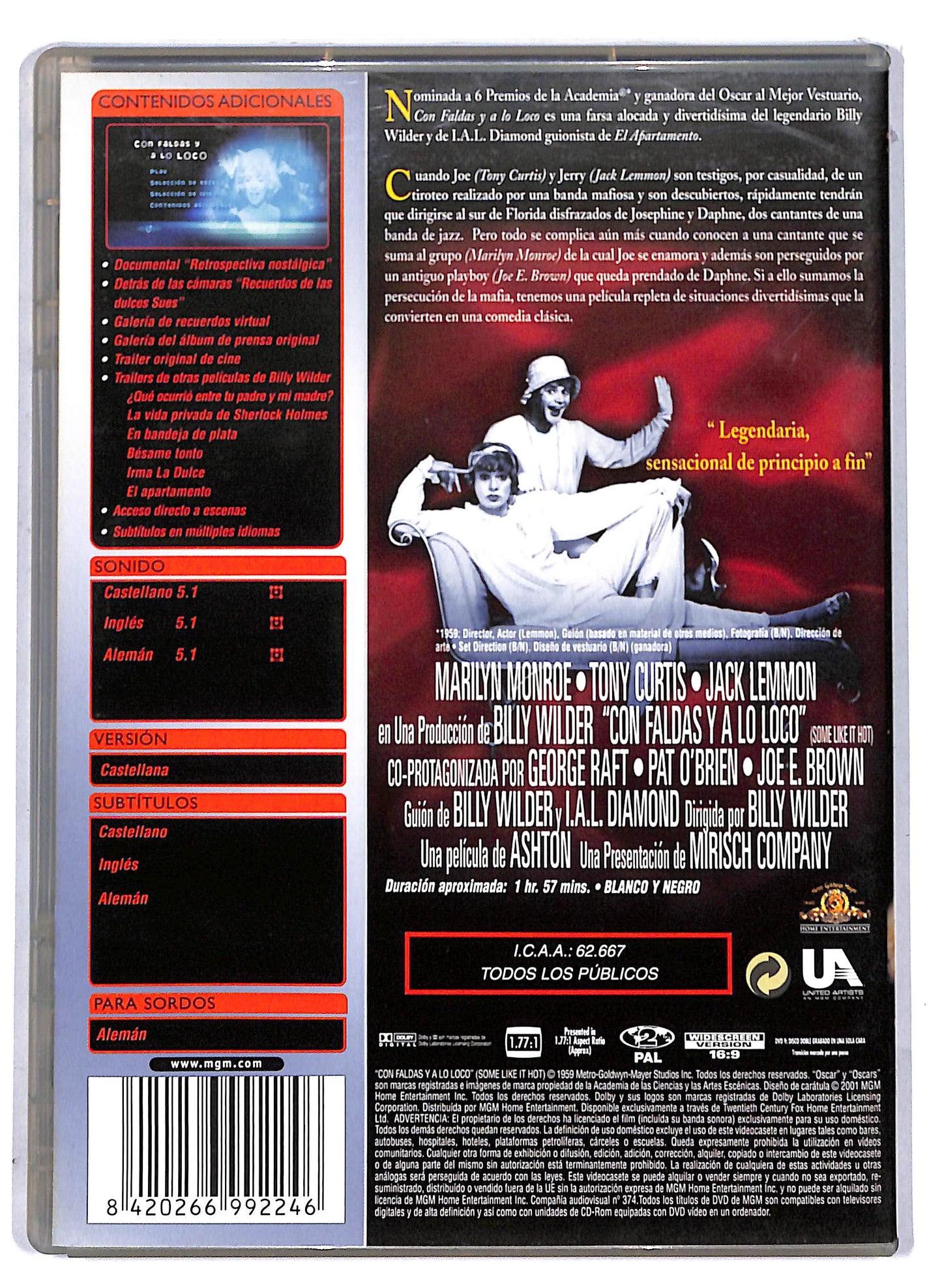 EBOND Con Faldas y a lo Loco - no ita DVD D806932