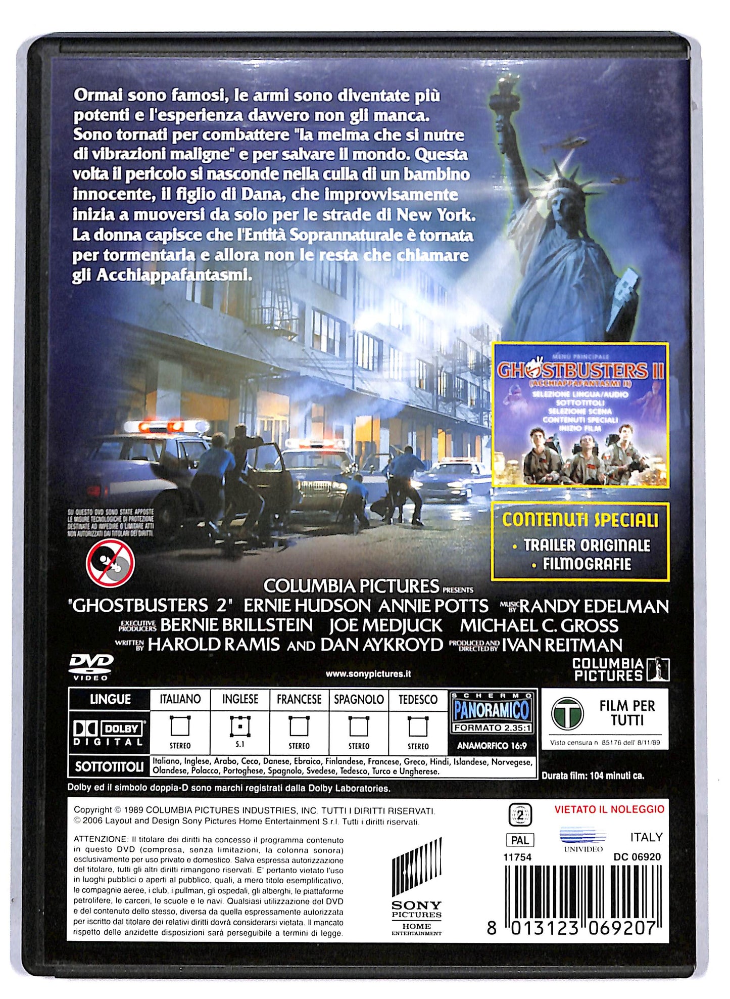 EBOND Ghostbusters II DVD D806941