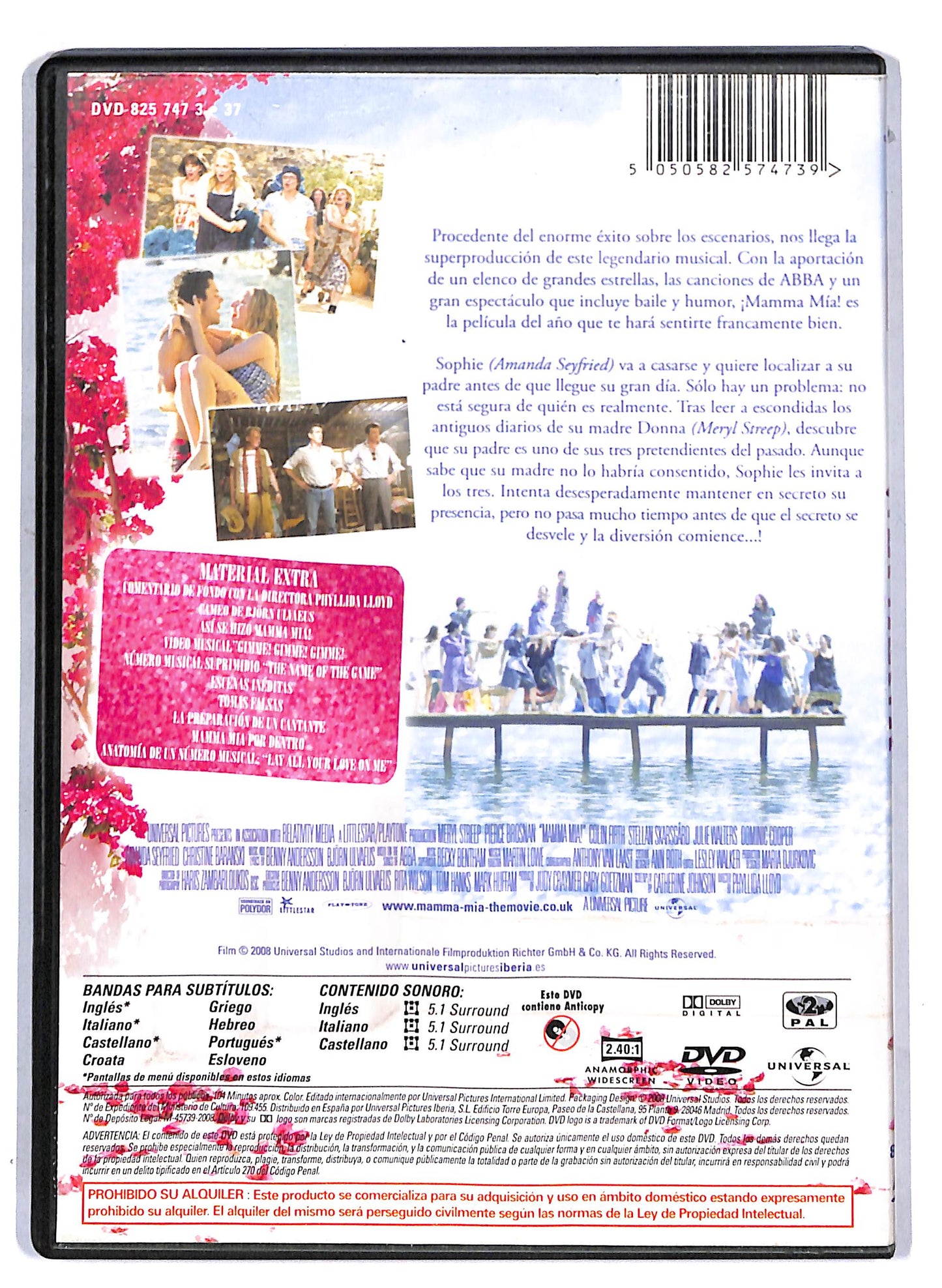 EBOND Mamma Mia!  La Pelicula  Edizione Spagna DVD D807007