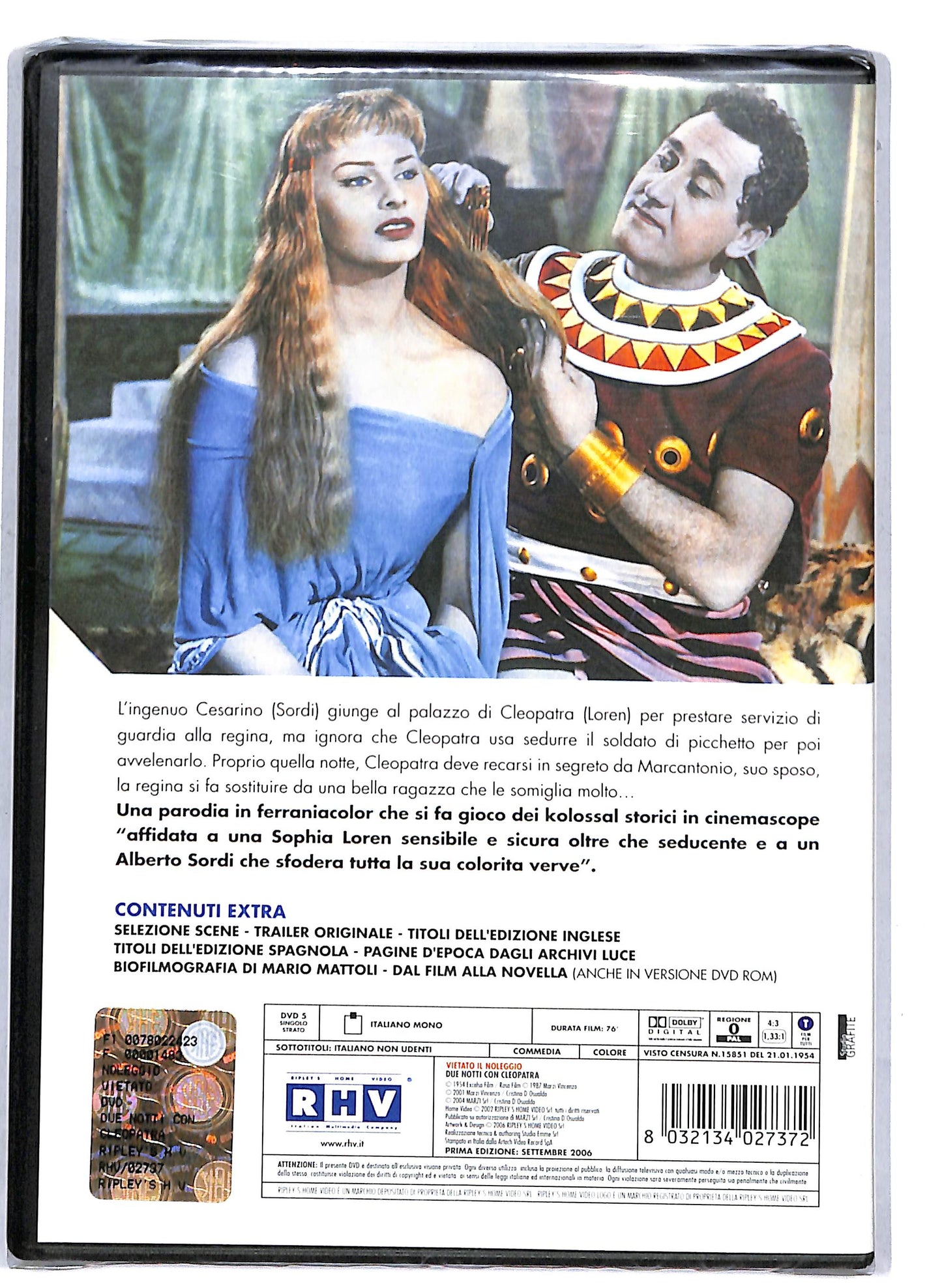 EBOND Due Notti Con Cleopatra DVD D807045