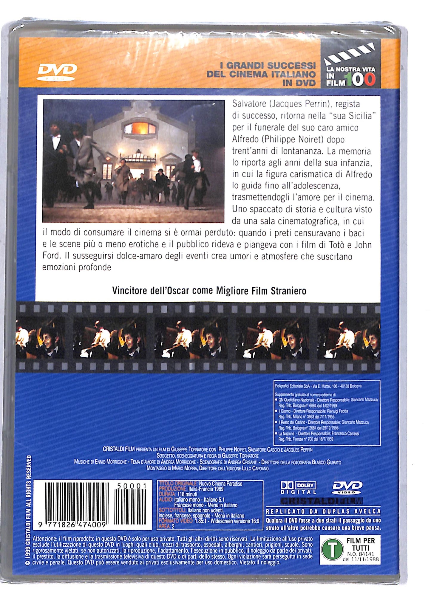 EBOND Nuovo Cinema Paradiso - vol 1 EDITORIALE DVD D807059