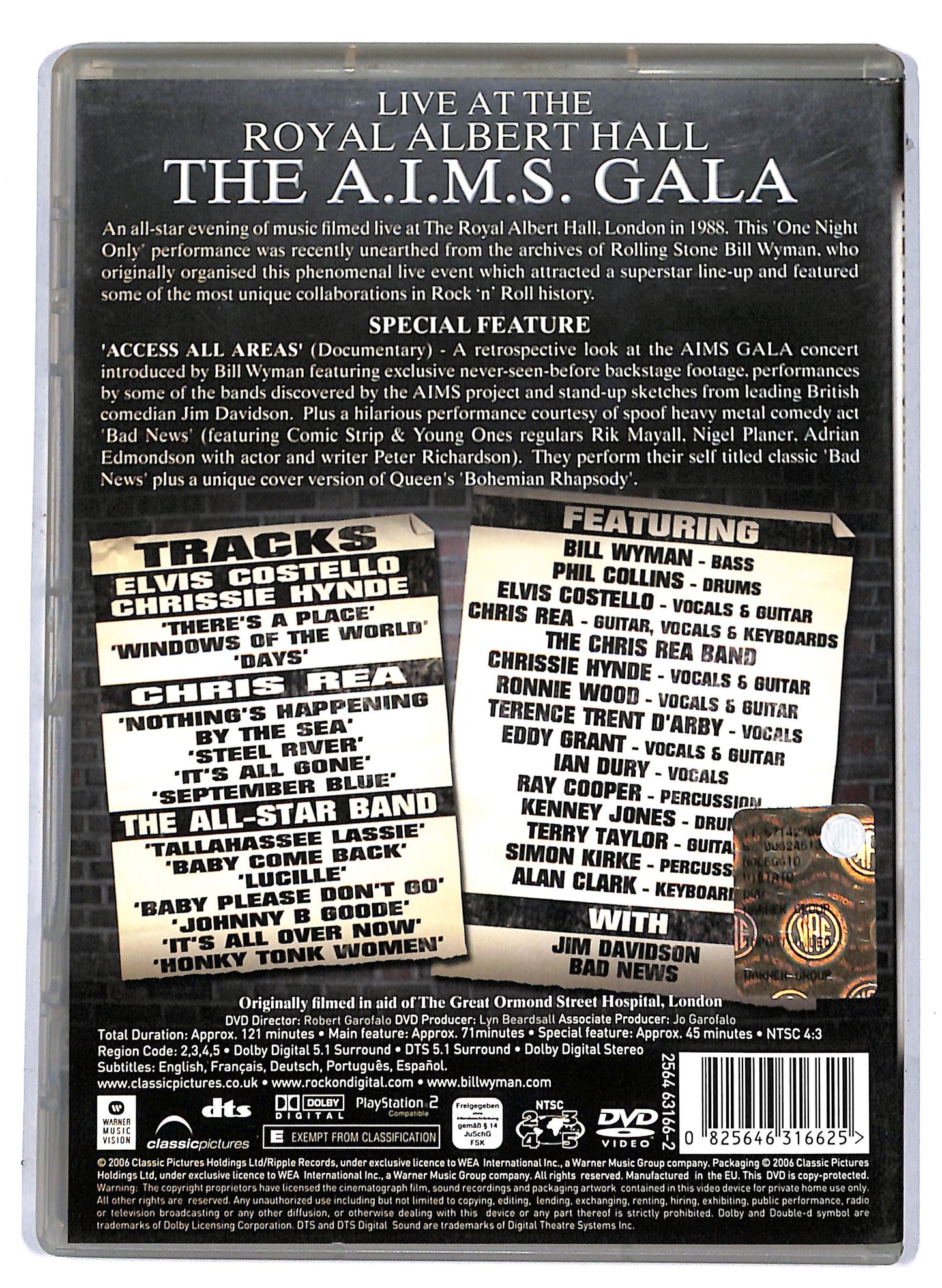 EBOND One Night Only - The A.I.M.S. Gala DVD D807105