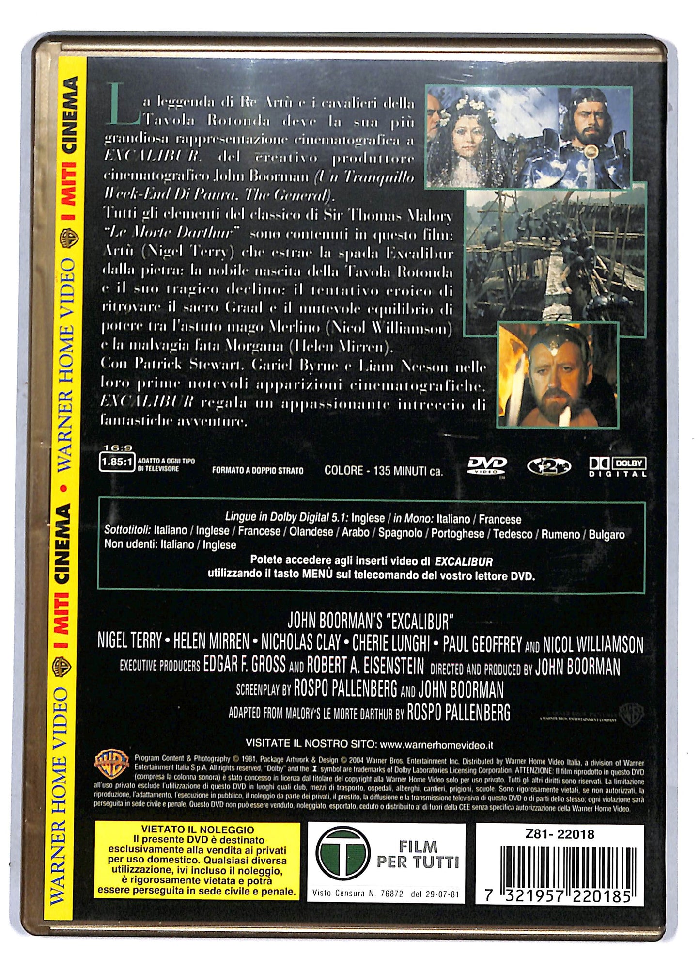 EBOND Excalibur DVD D807120
