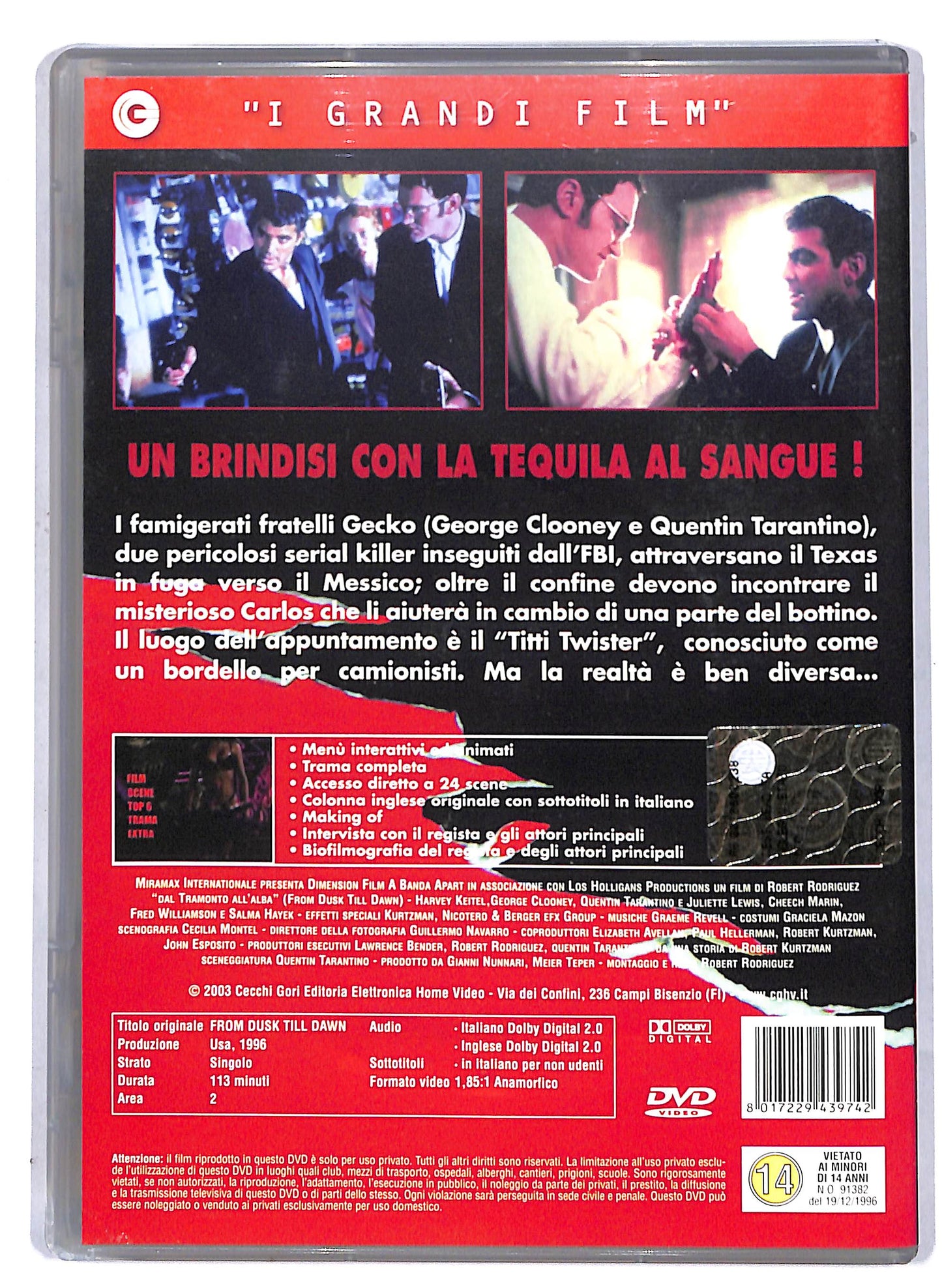 EBOND Dal tramonto all'alba DVD D807215