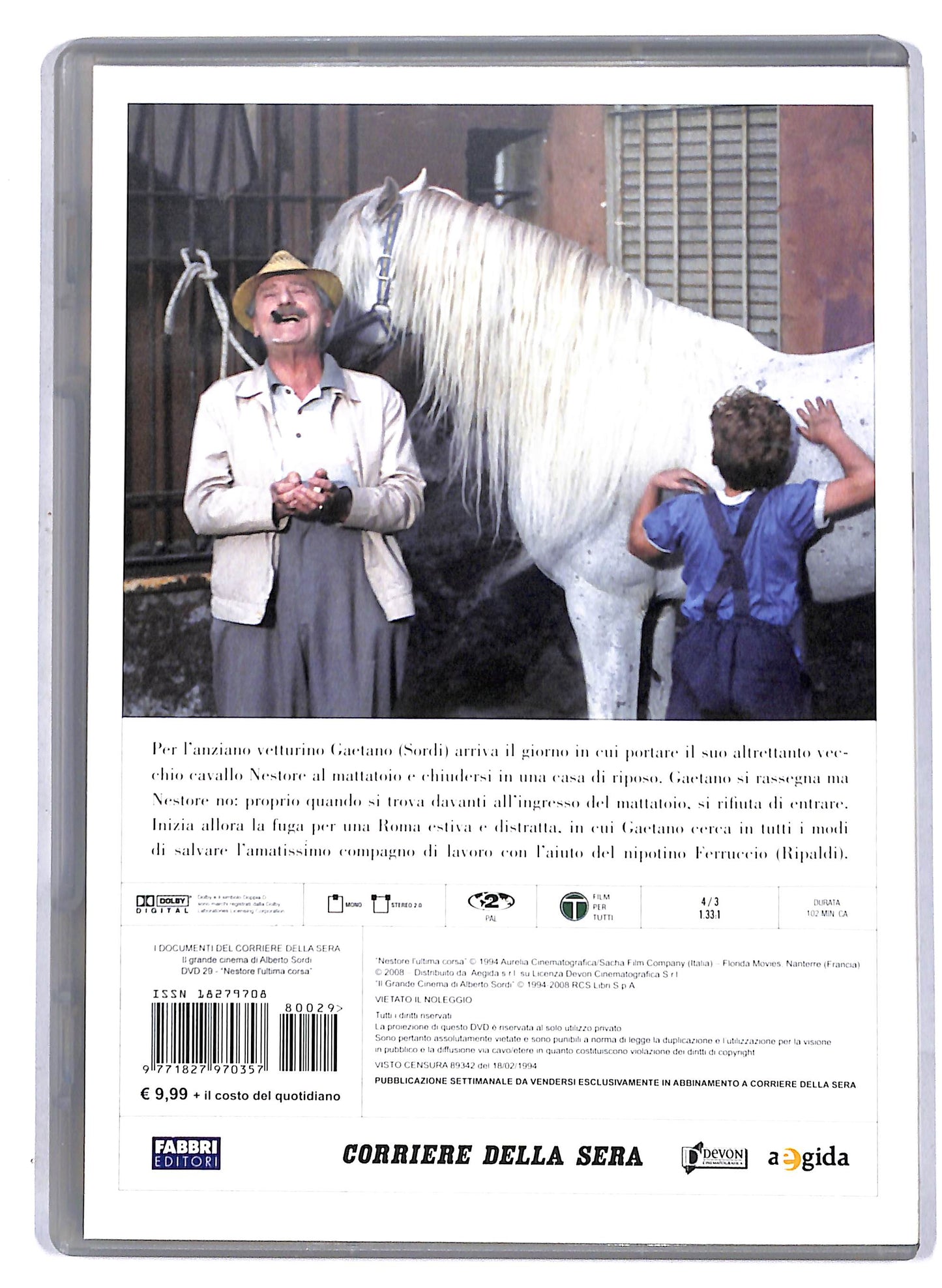 EBOND Nestore l'ultima corsa - Volume 29 EDITORIALE DVD D807225