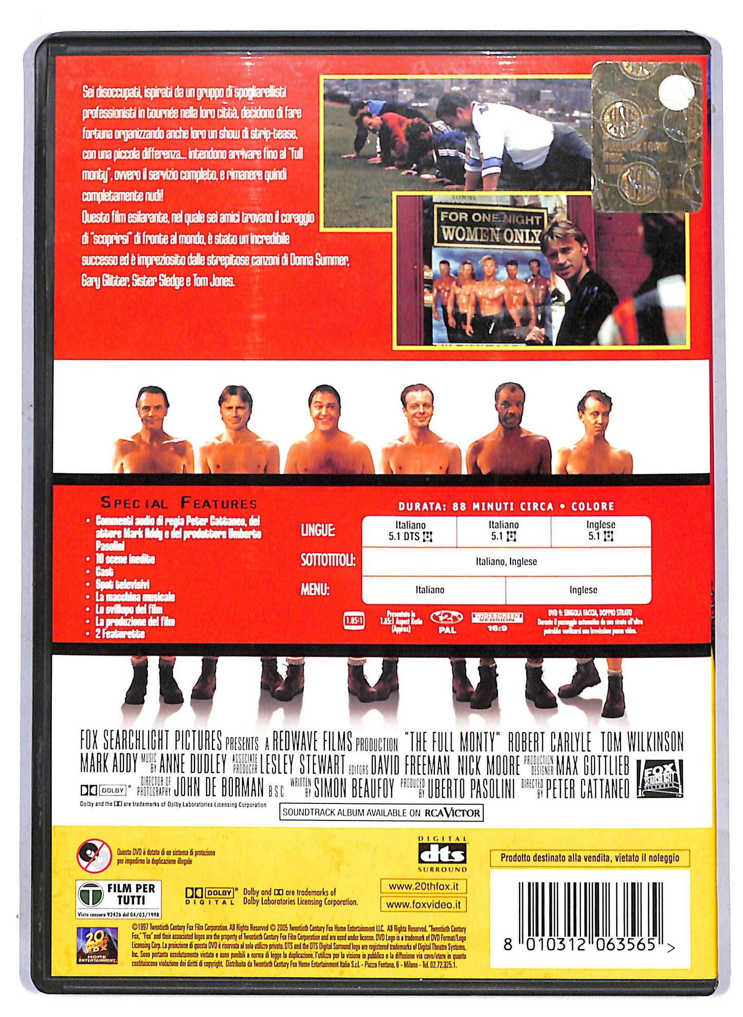 EBOND The Full Monty Edizione Speciale ( 2 dischi) DVD D807237