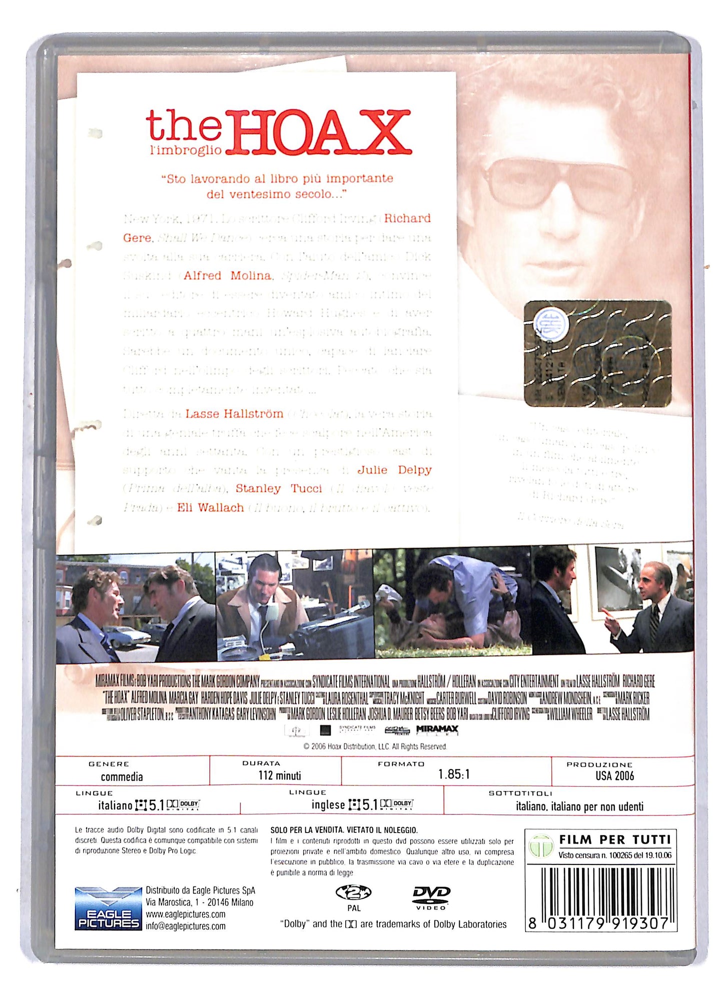 EBOND The Hoax - L'imbroglio DVD D807263