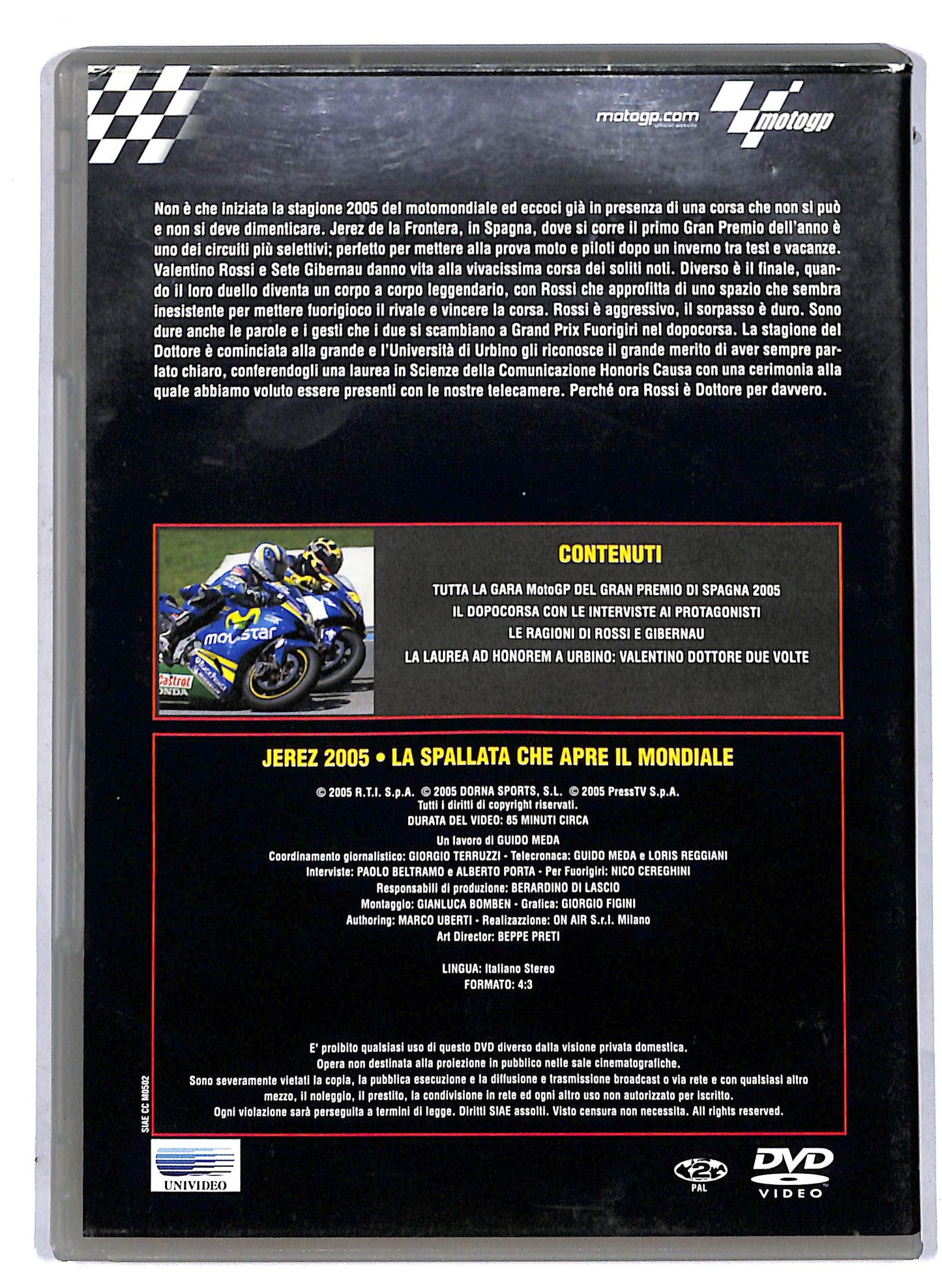 EBOND Jerez 2005 la spallata che apre il mondiale 1 EDITORIALE DVD D807334