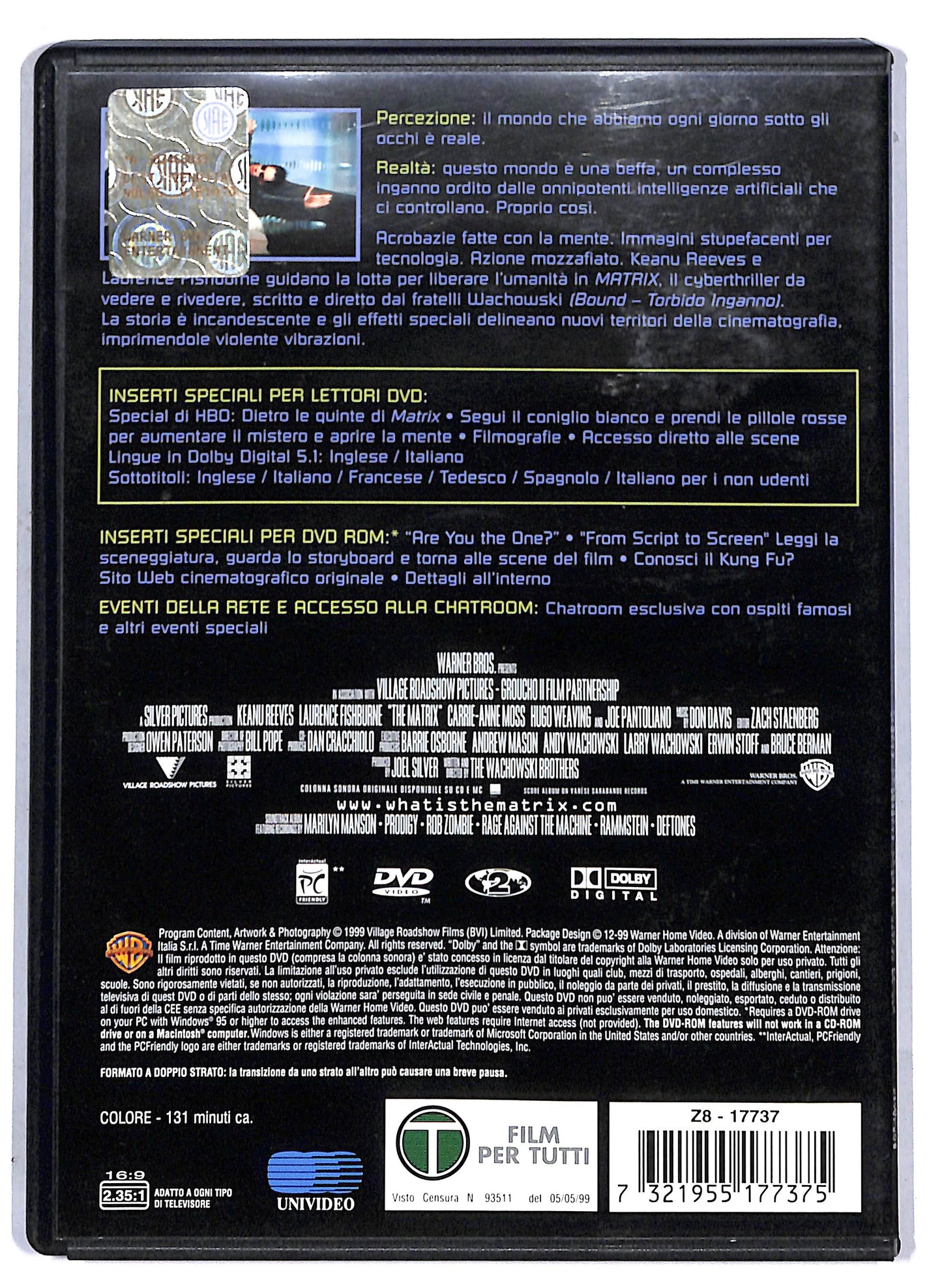EBOND Matrix DVD D807356