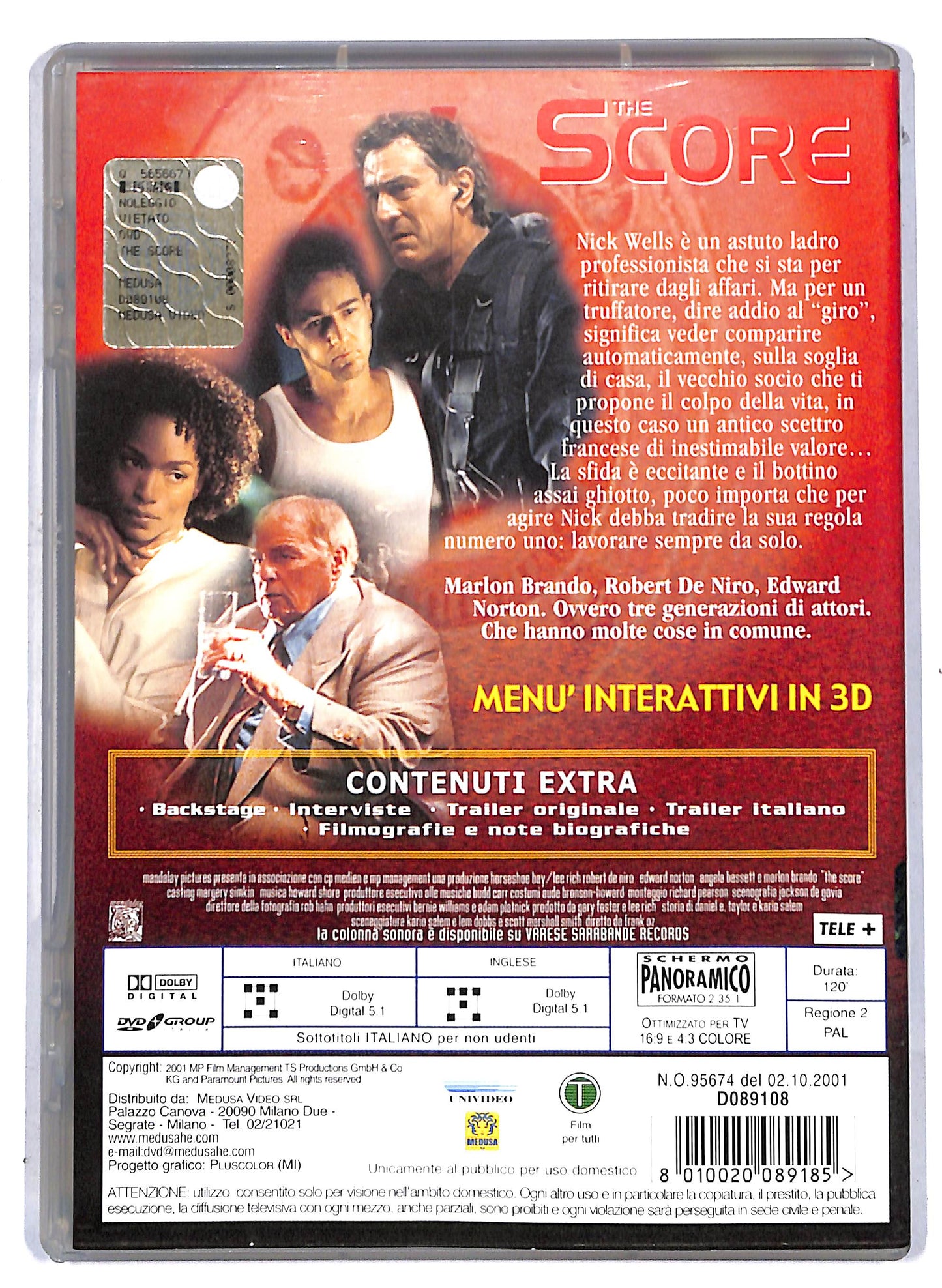 EBOND The Score DVD D807432