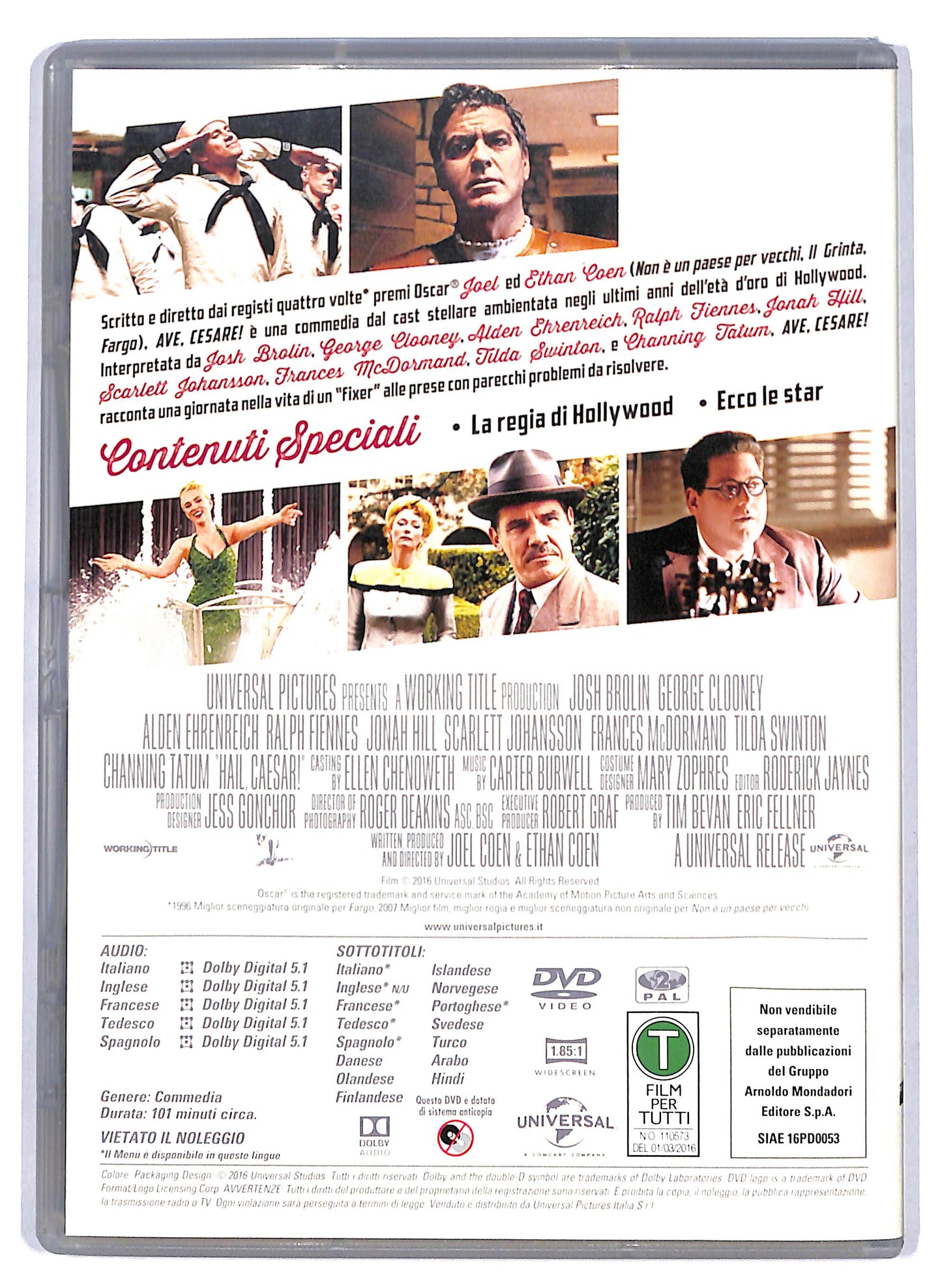 EBOND Ave, Cesare! EDITORIALE DVD D807557