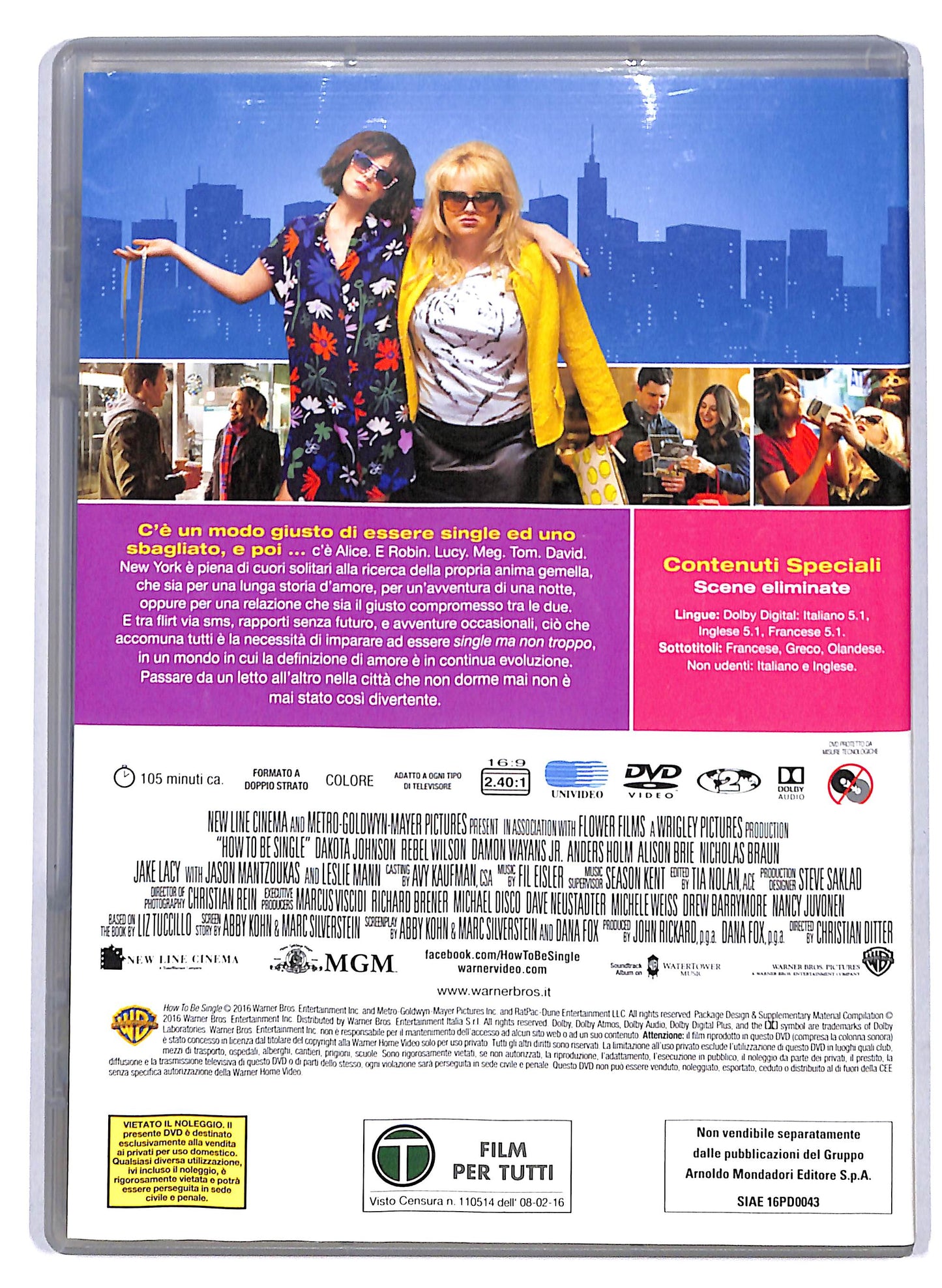 EBOND Single ma non troppo EDITORIALE DVD D807559