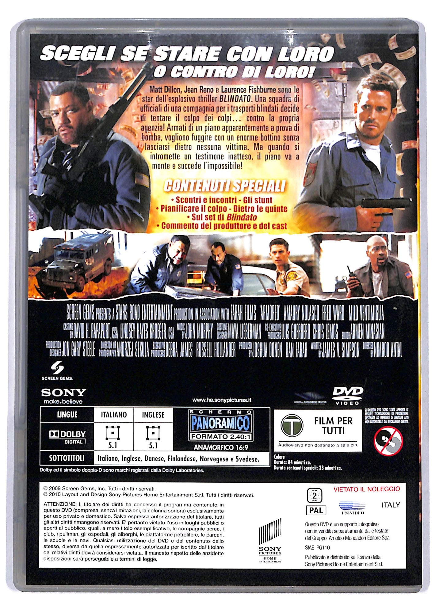 EBOND Blindato EDITORIALE DVD D807612