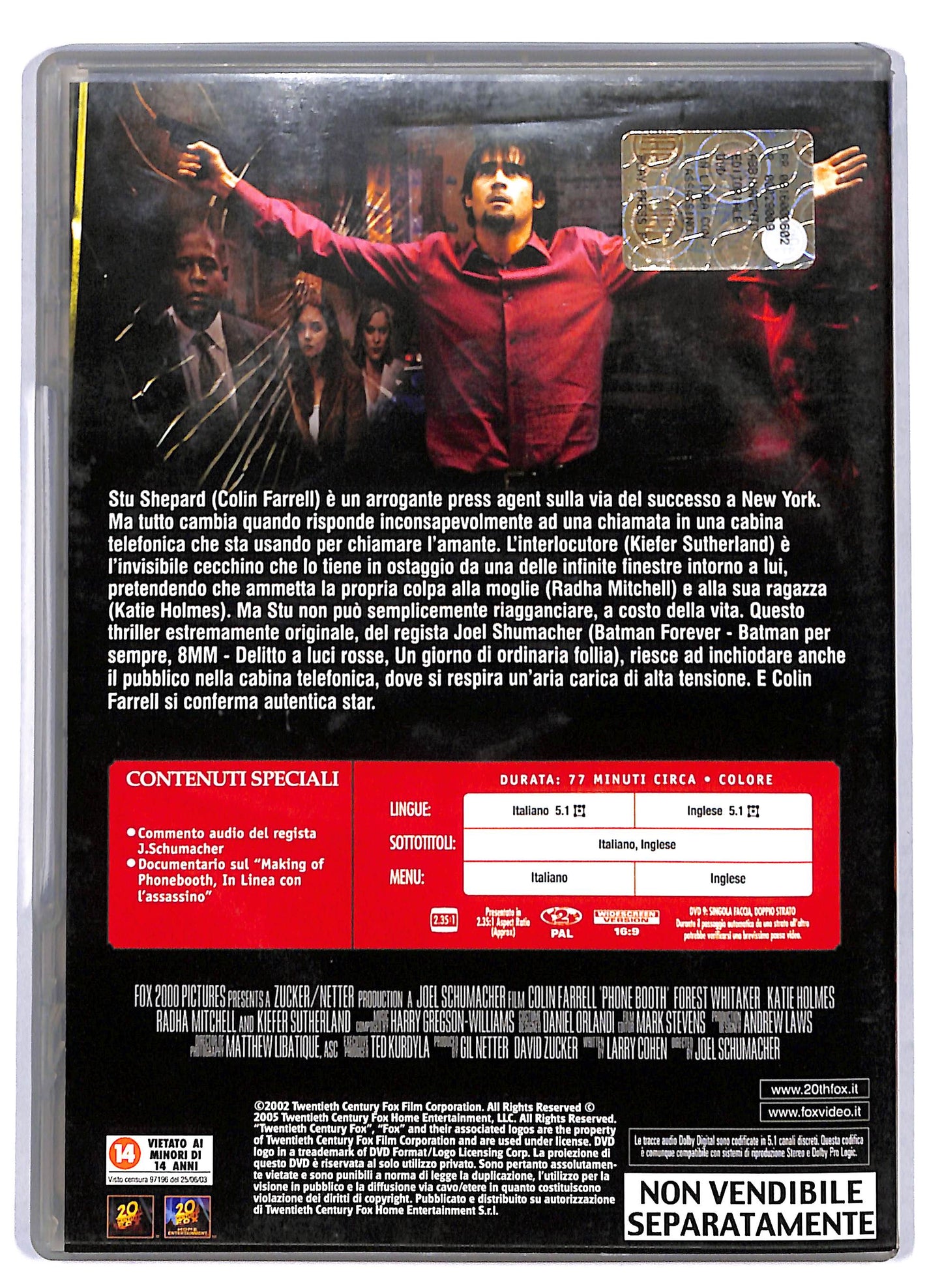 EBOND In Linea con l'assassino EDITORIALE DVD D807613