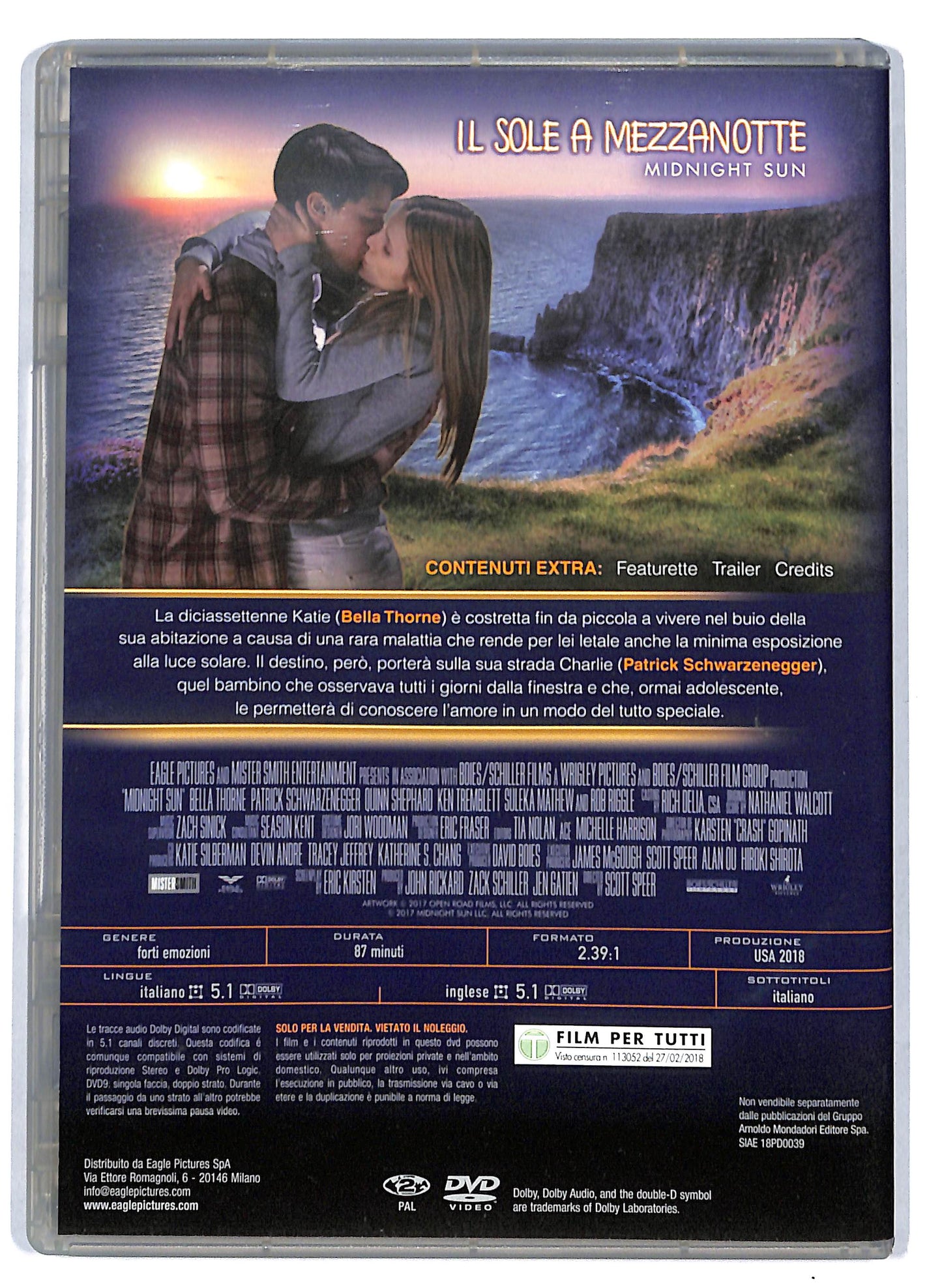 EBOND Il Sole a Mezzanotte EDITORIALE DVD D807748