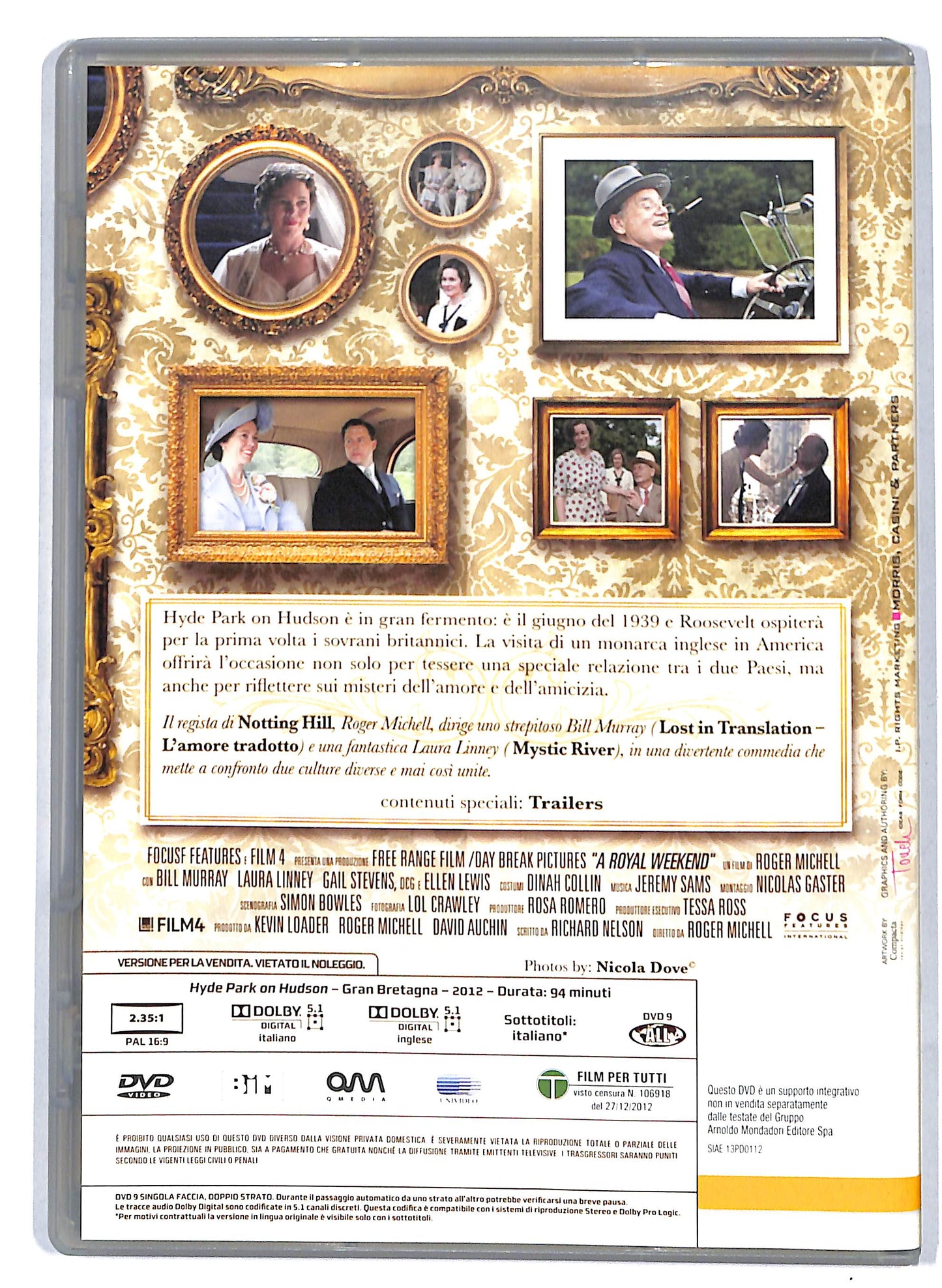 EBOND A Royal Weekend EDITORIALE DVD D807822