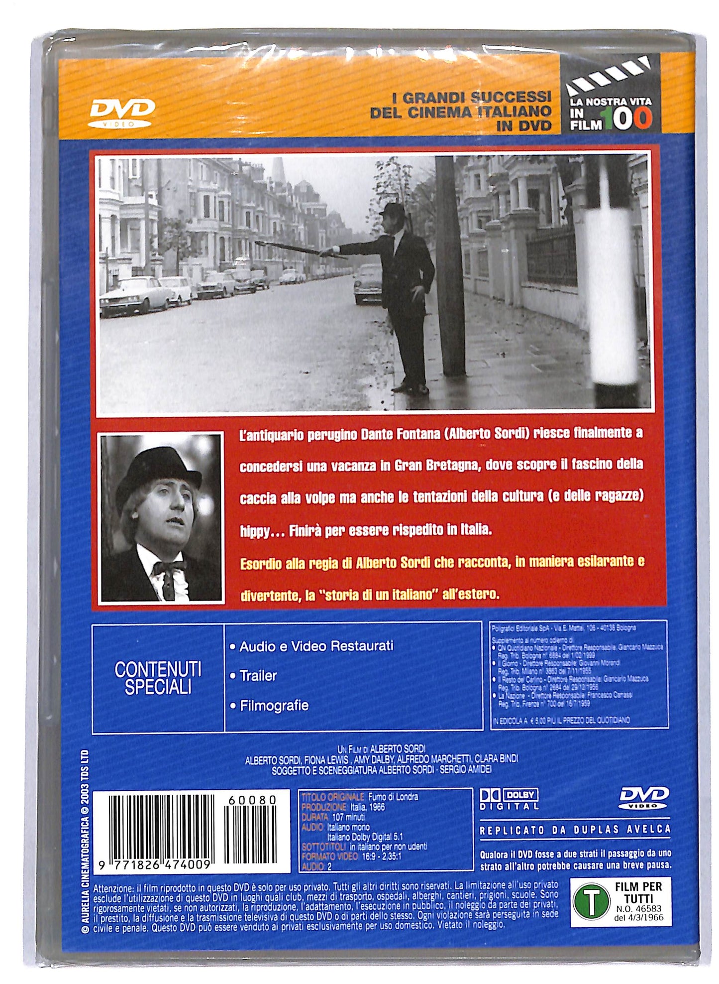 EBOND Fumo di Londra EDITORIALE DVD D807935