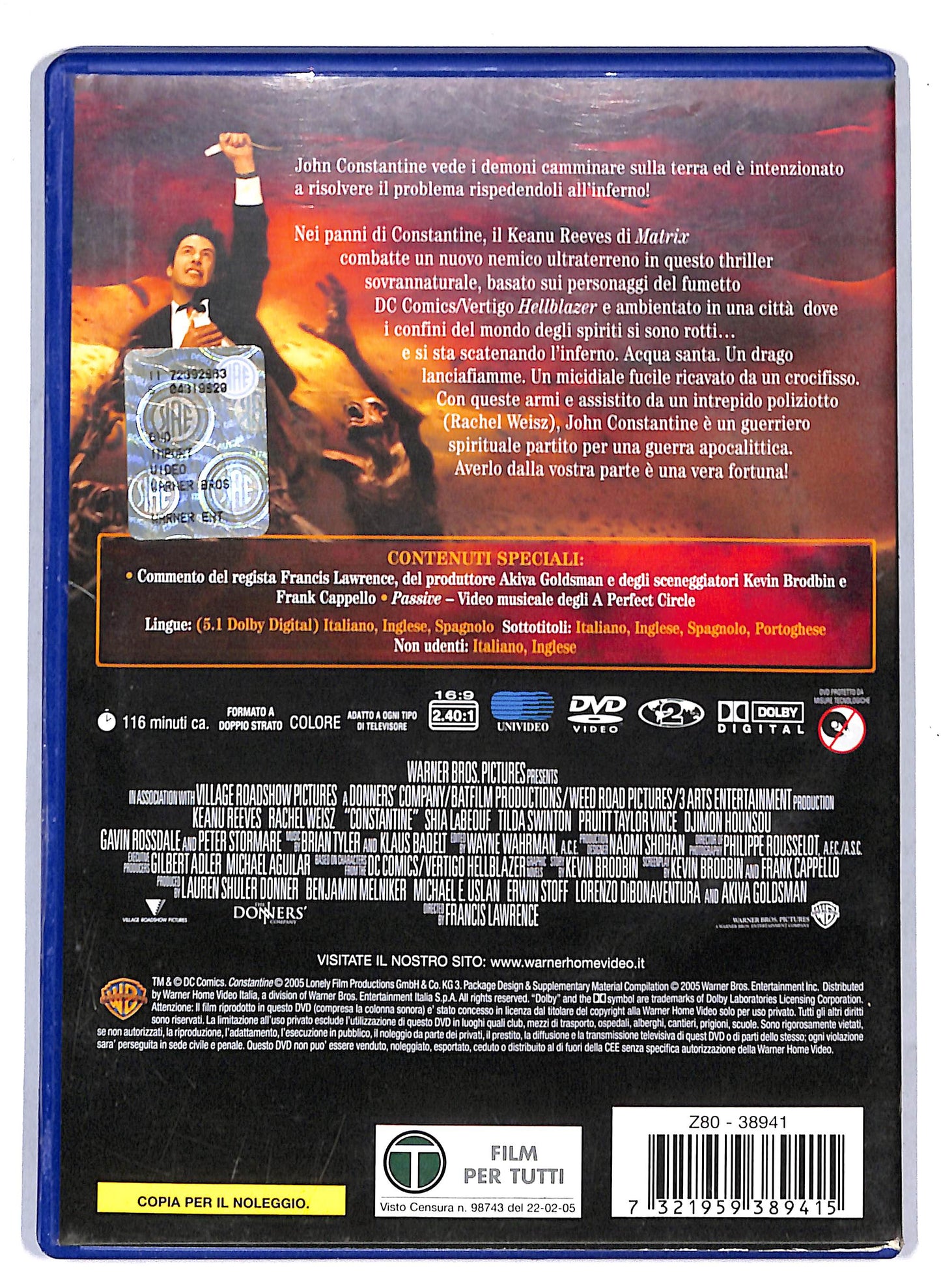 EBOND Constantine NOLEGGIO DVD D808005