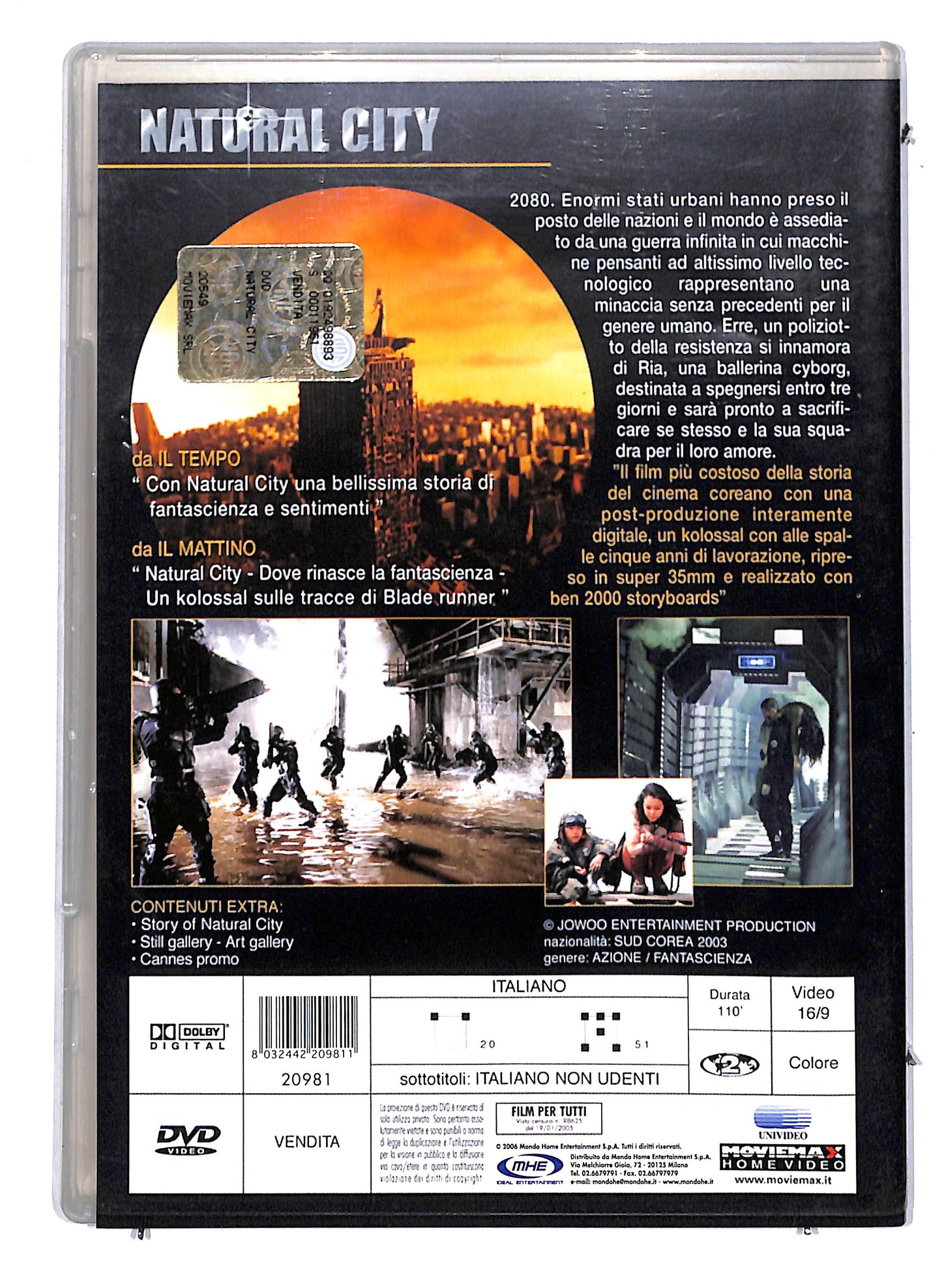 EBOND Natural City - Slim Case DVD D808011