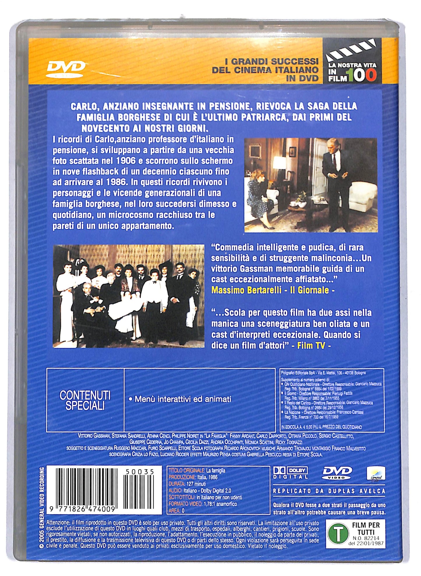 EBOND La Famiglia EDITORIALE DVD D808026