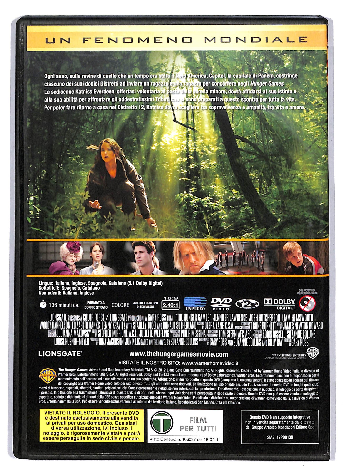 EBOND Hunger Games EDITORIALE DVD D808113