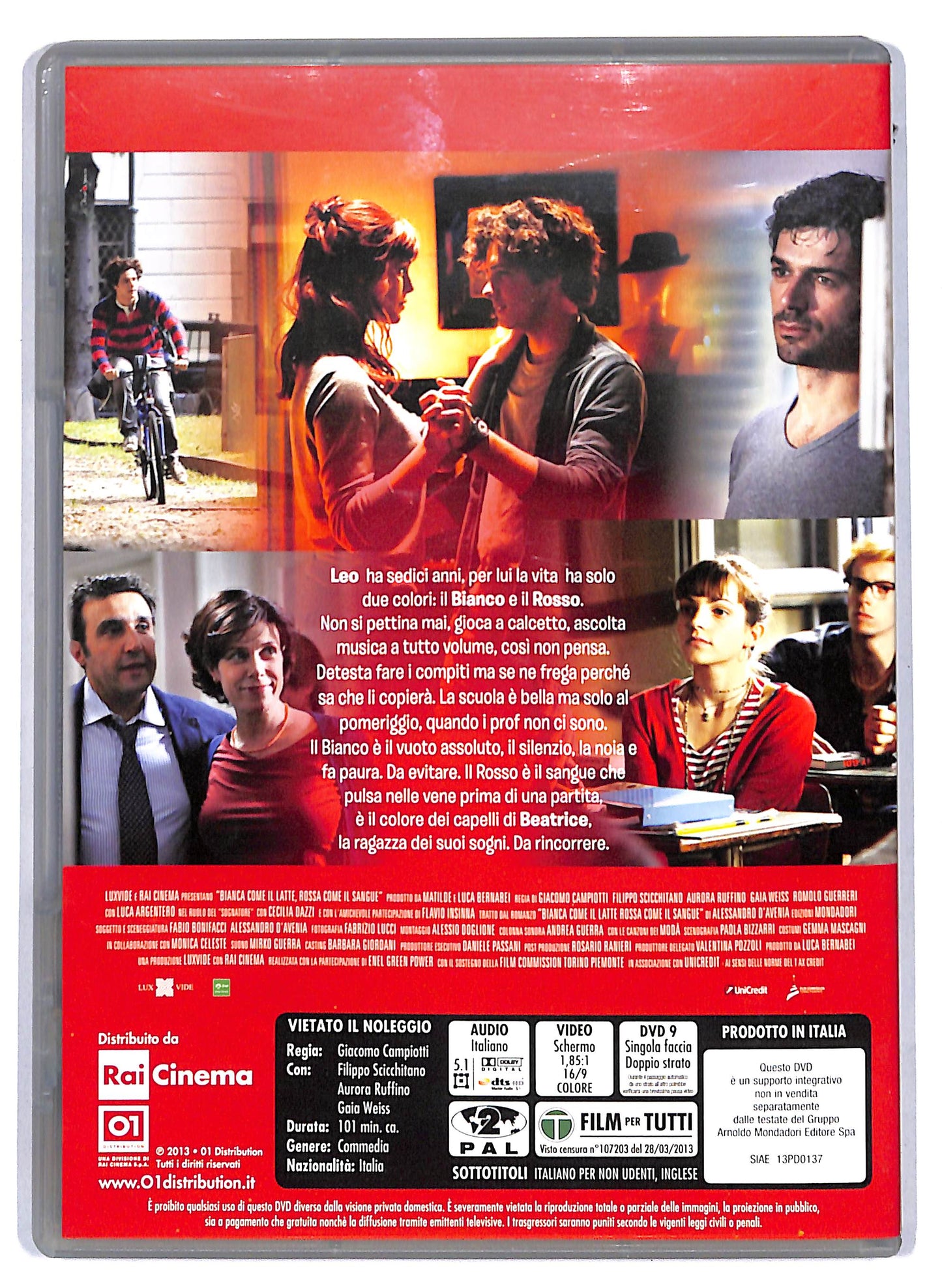 EBOND Bianca come il Latte, Rossa come il Sangue EDITORIALE DVD D808201