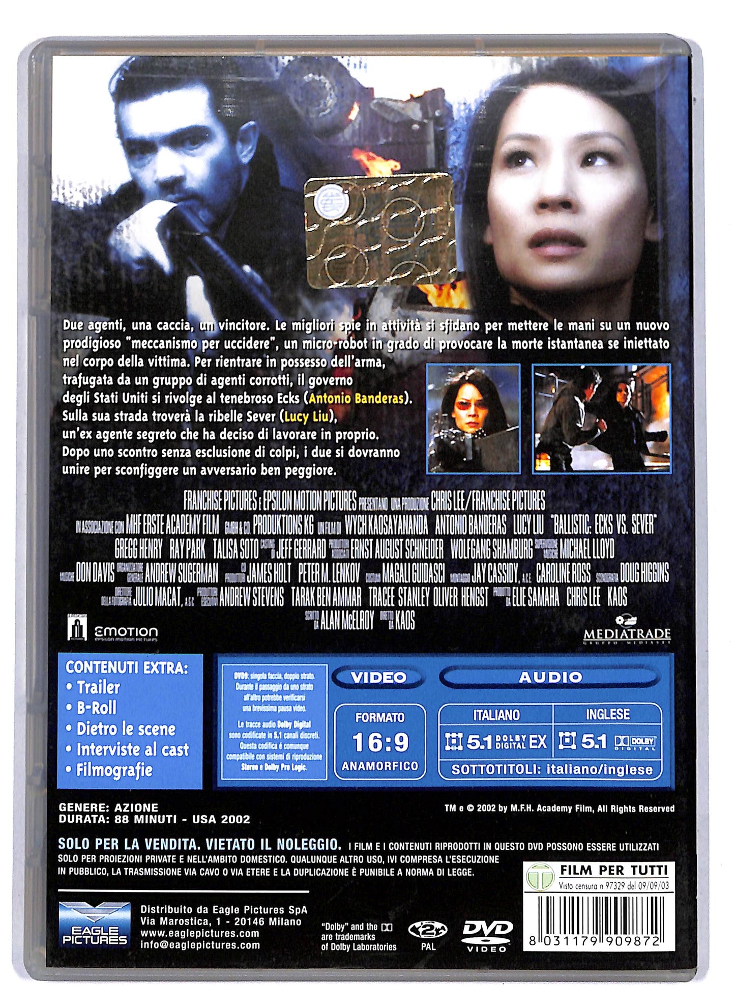 EBOND Ballistic  DVD D808310