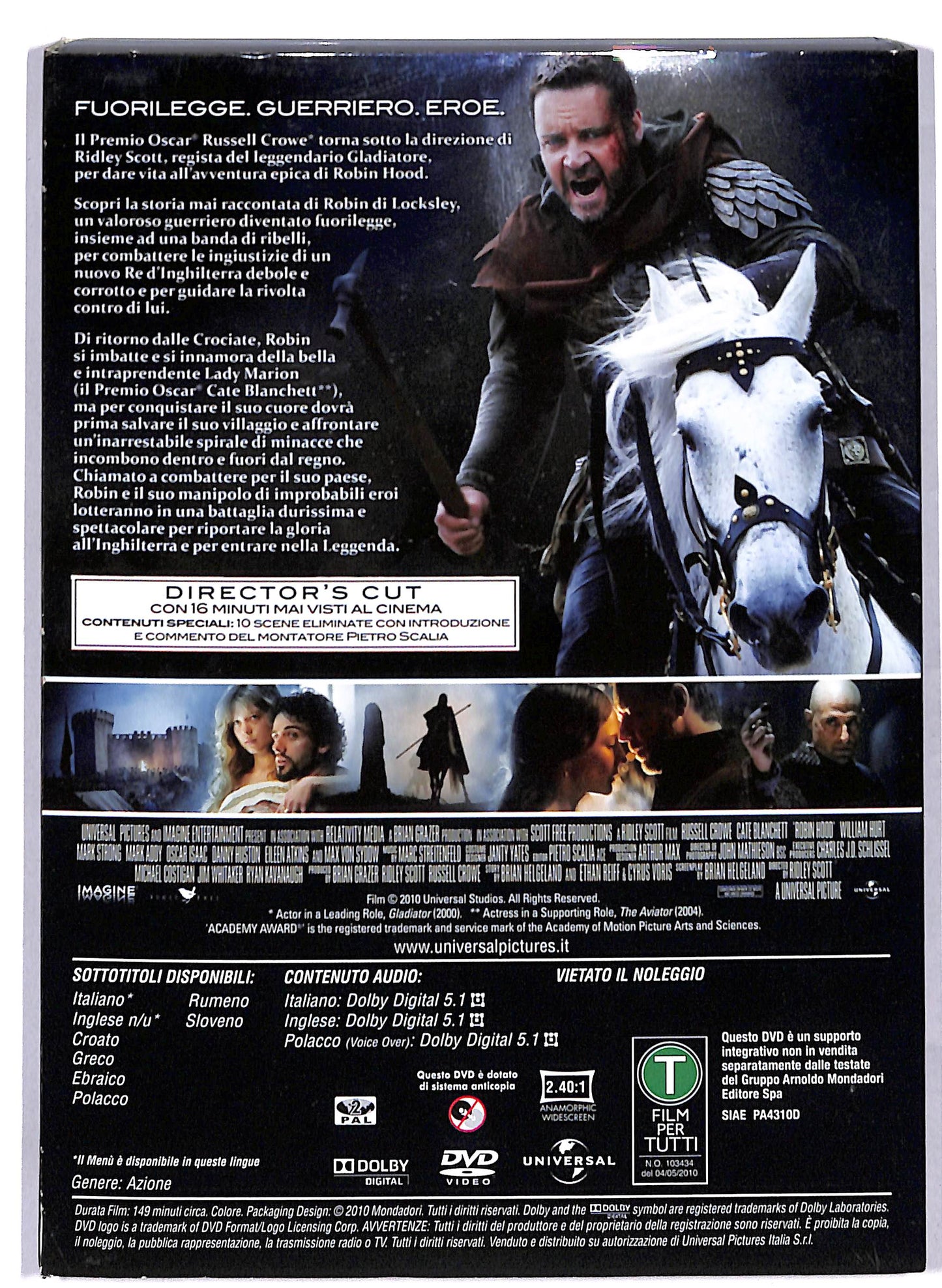 EBOND Robin Hood EDITORIALE DVD D808505