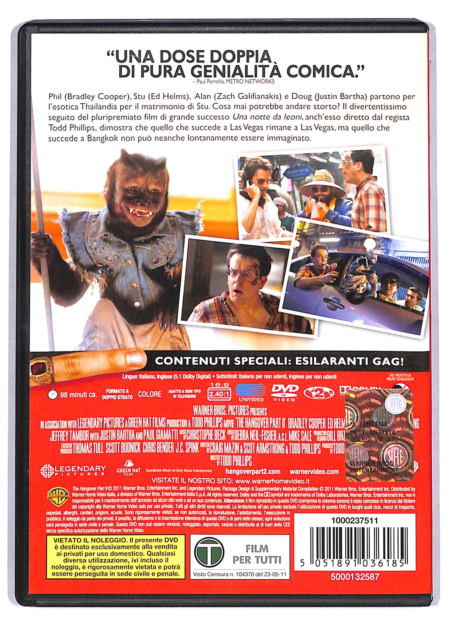 EBOND Una Notte Da Leoni 2 DVD D808529