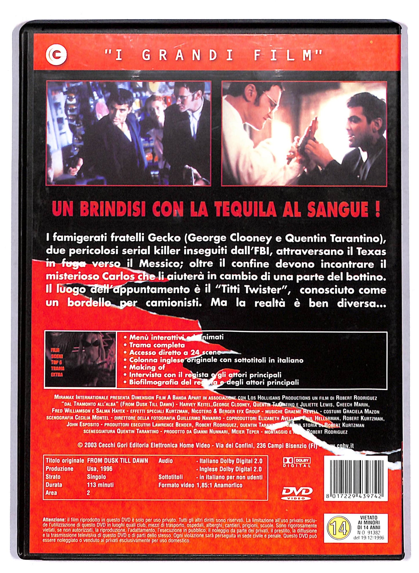 EBOND Dal tramonto all'alba DVD D808530