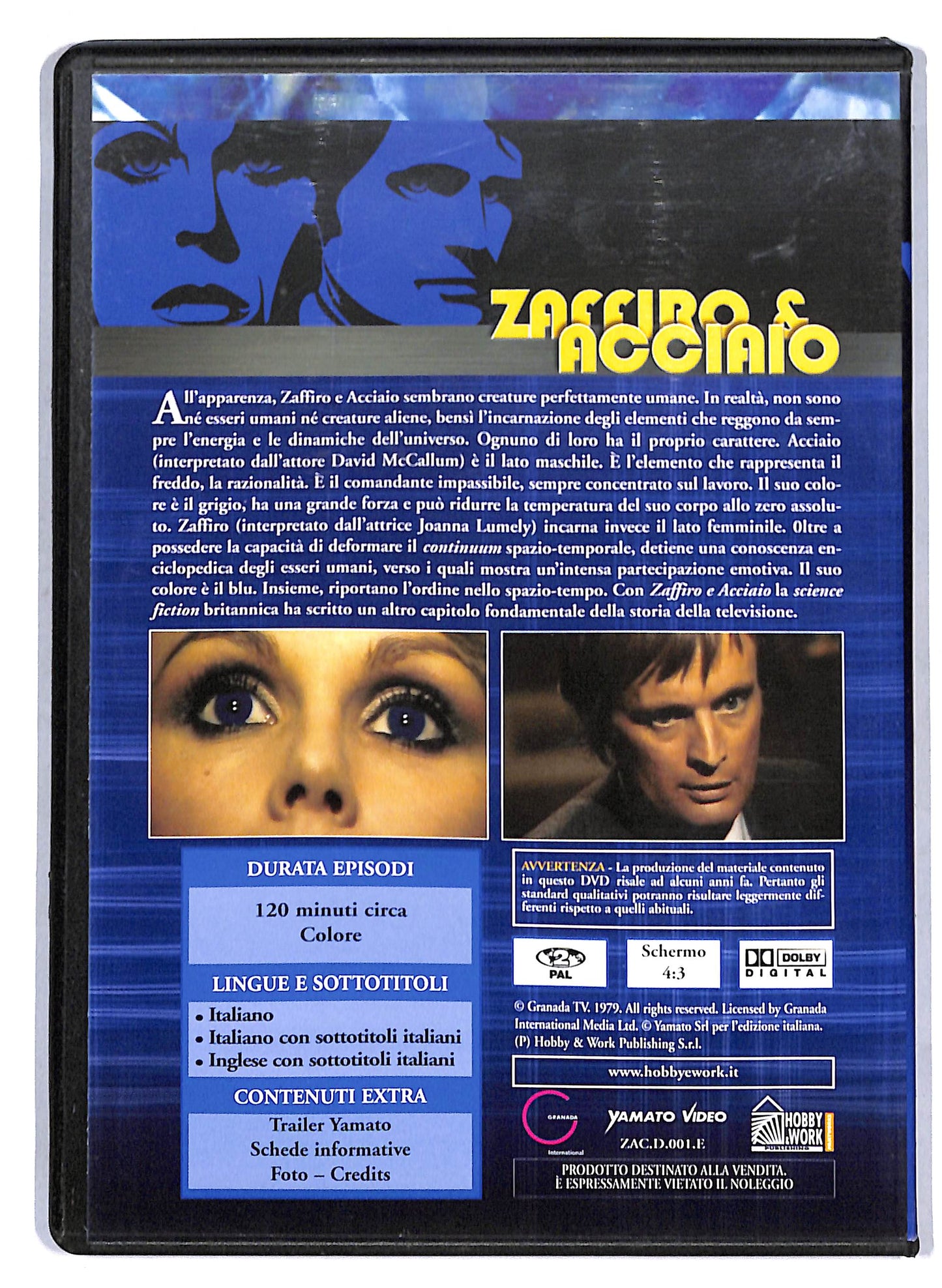 EBOND Zaffiro e Acciaio Episodi 1 - 2 EDITORIALE DVD D808715