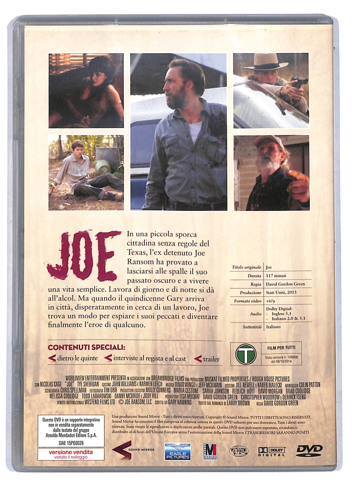 EBOND Joe EDITORIALE DVD D808716