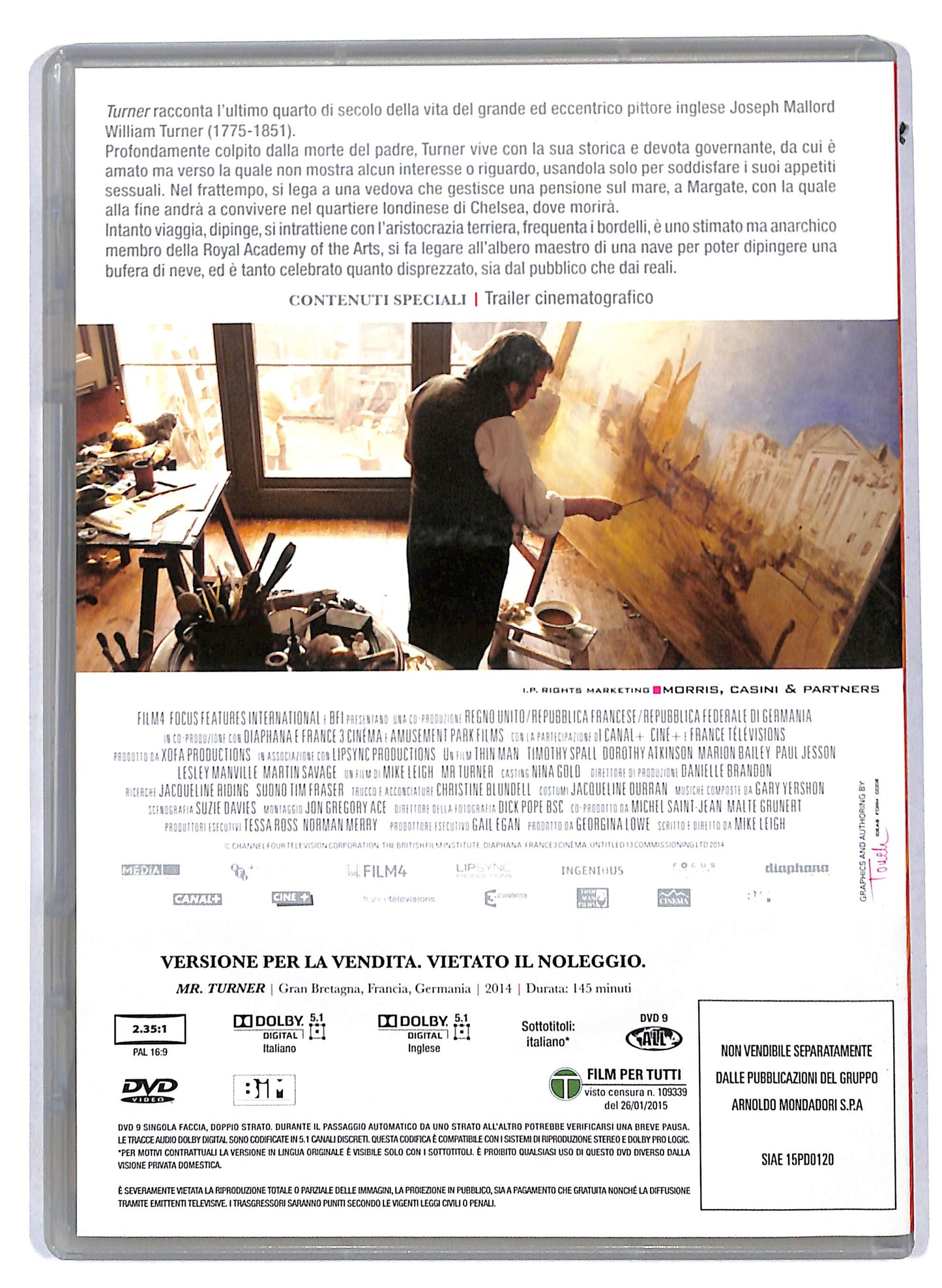 EBOND Timothy Spall - Turner EDITORIALE DVD D808820