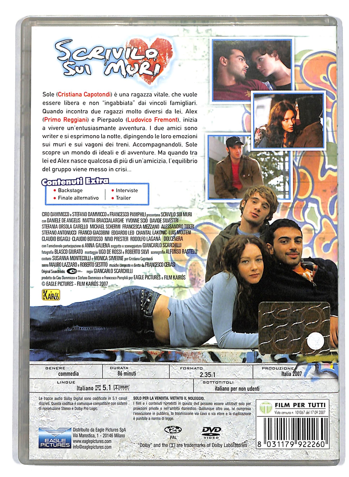 EBOND Scrivilo sui Muri  DVD D808905