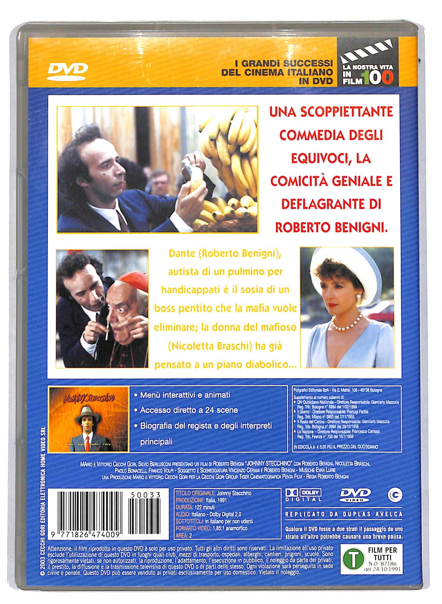 EBOND Johnny Stecchino EDITORIALE DVD D808917