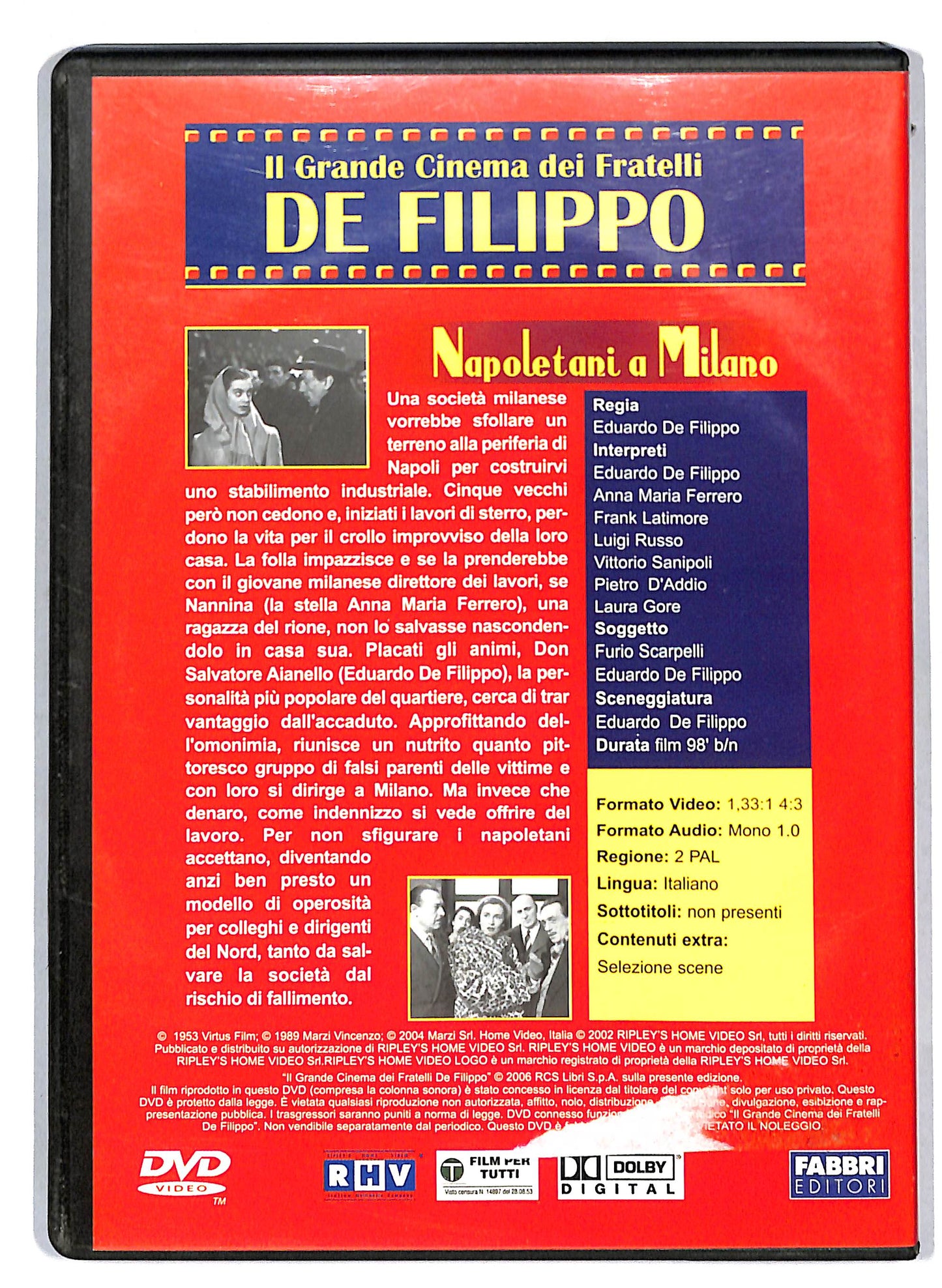 EBOND Napoletani a Milano EDITORIALE DVD D809007