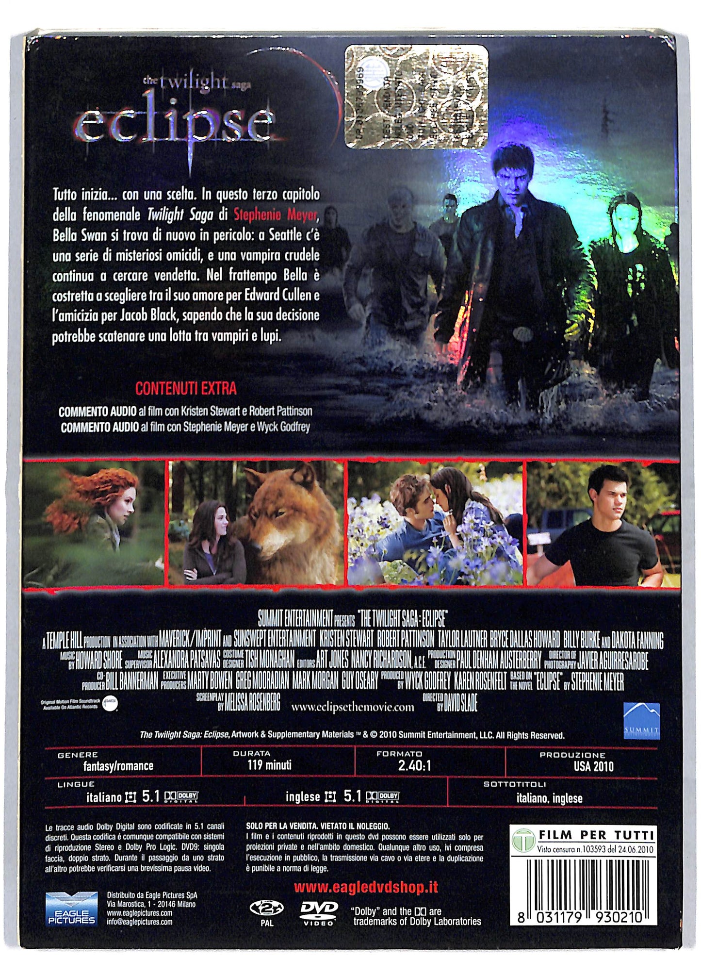 EBOND The Twilight Saga - Eclipse DVD D809013