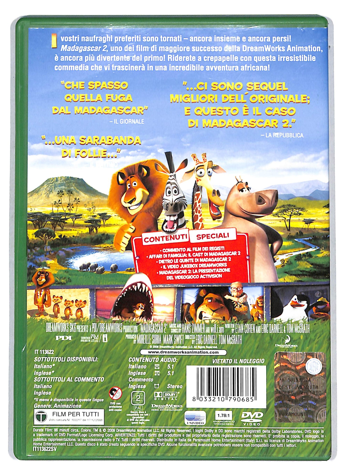 EBOND Madagascar 2 DVD D809024
