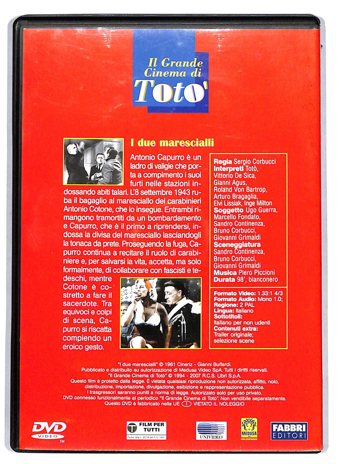 EBOND I due marescialli EDITORIALE DVD D809037