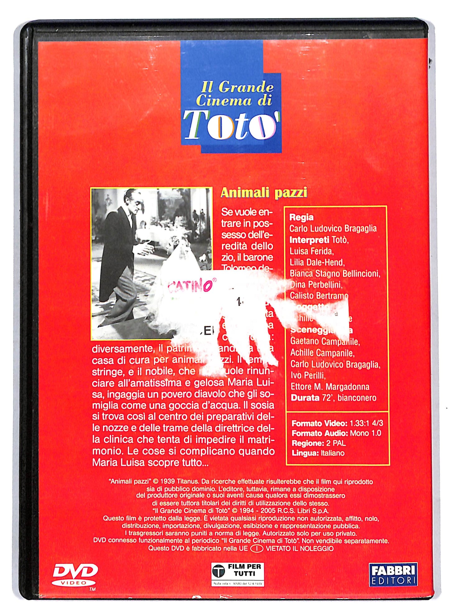 EBOND Animali pazzi EDITORIALE DVD D809039