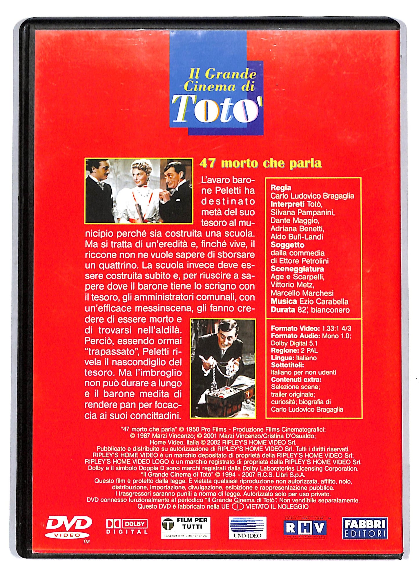 EBOND 47 morto che parla EDITORIALE DVD D809040
