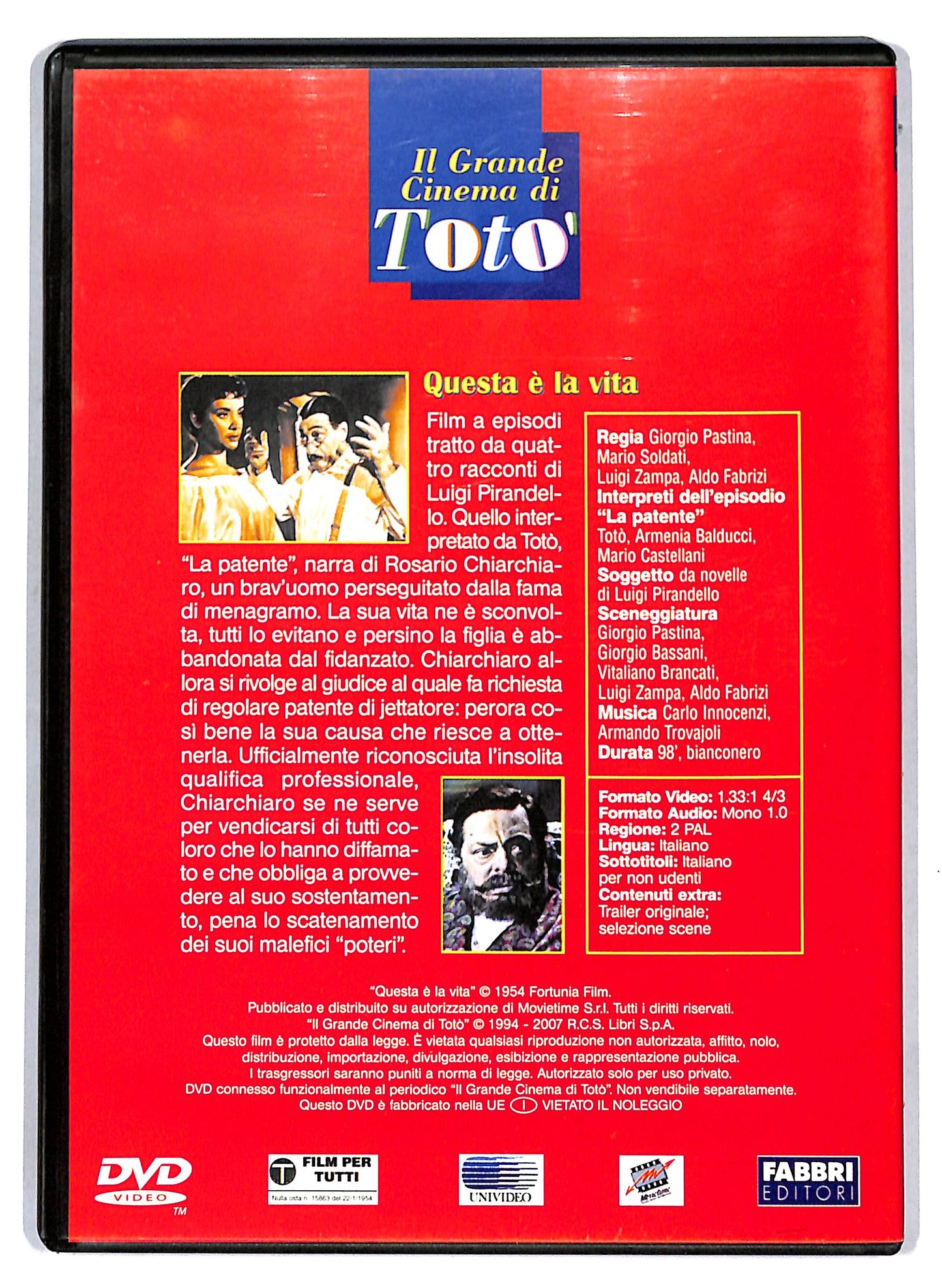 EBOND Questa e la vita EDITORIALE DVD D809042
