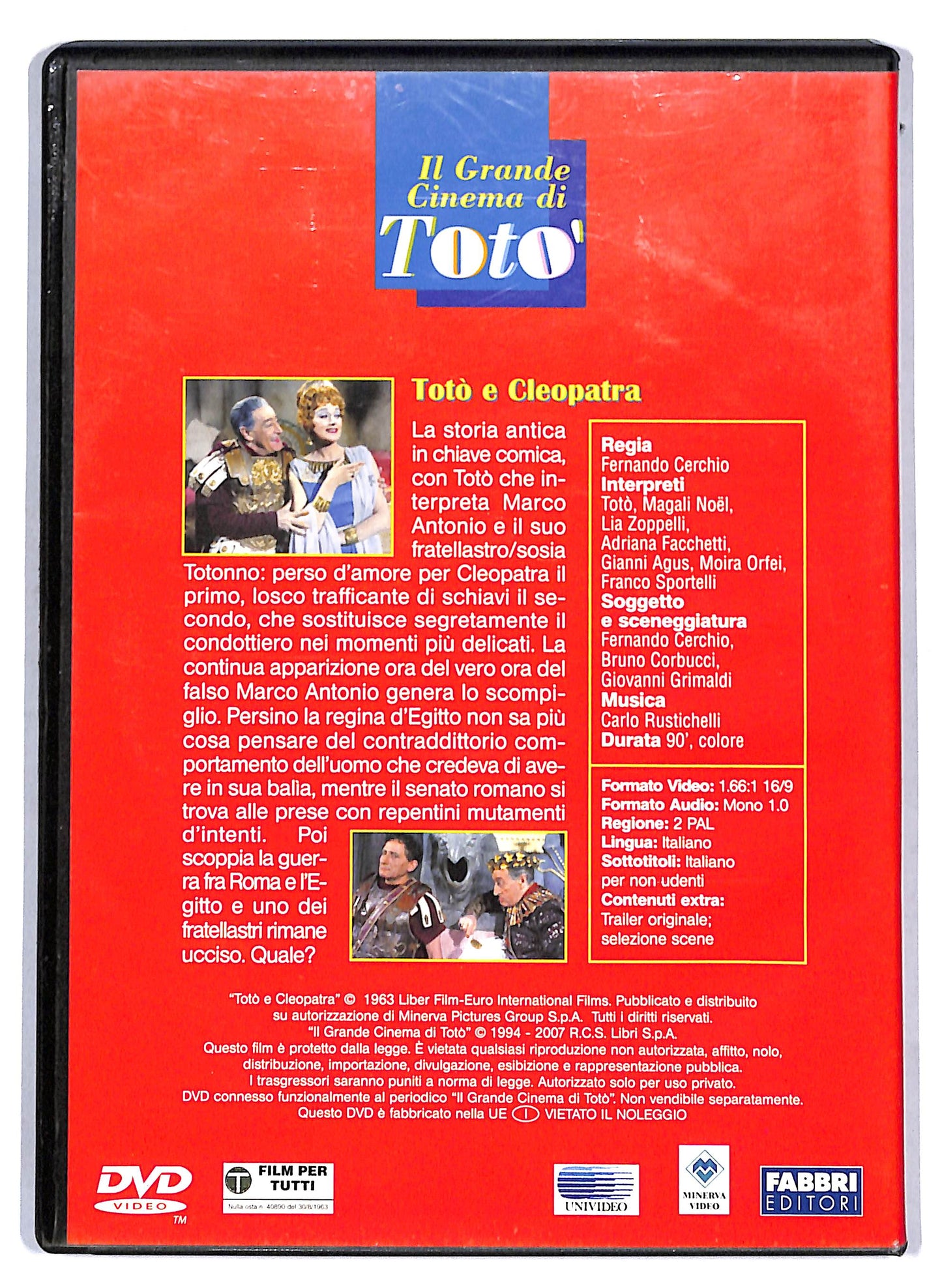 EBOND Toto e Cleopatra EDITORIALE DVD D809128