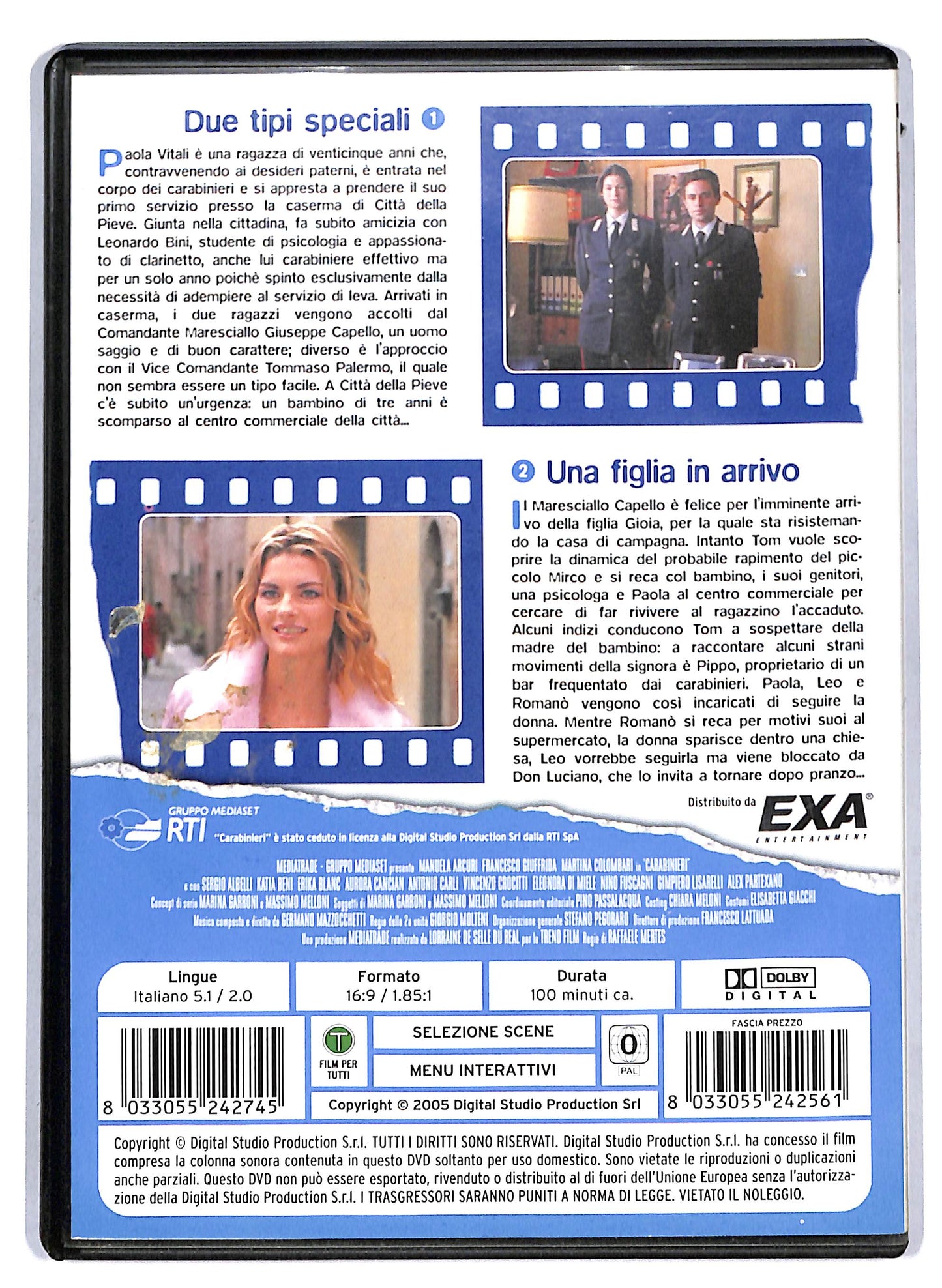 EBOND Carabinieri vol.1 EDITORIALE DVD D809205