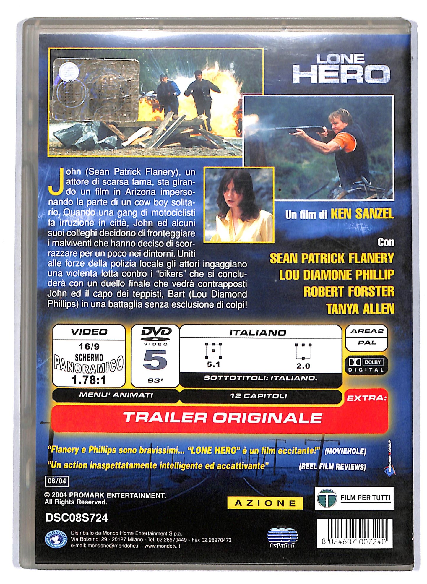 EBOND Lone hero DVD D809210